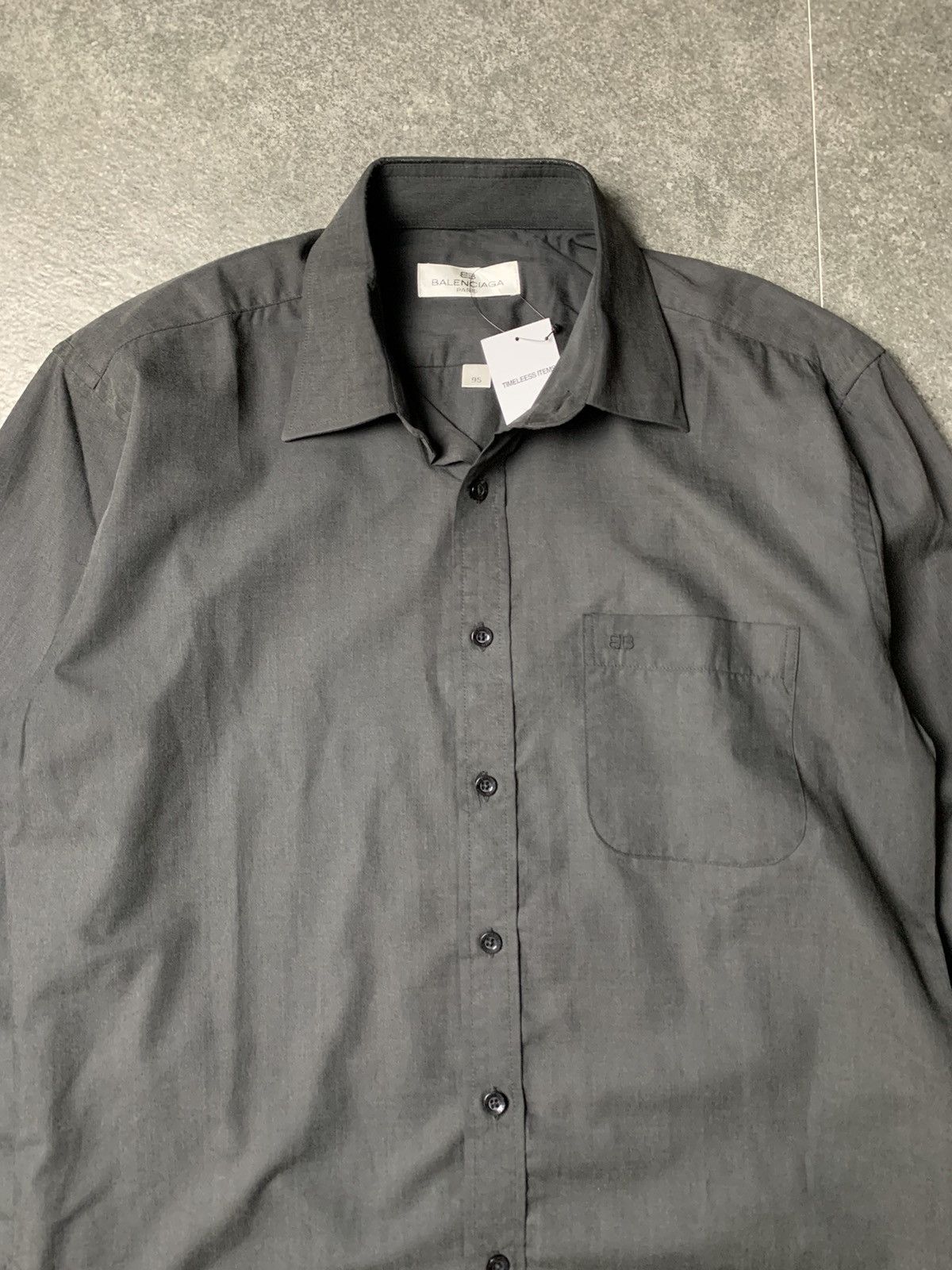 Balenciaga × Vintage 1990s Balenciaga BB Shirt Size US M / EU 48-50 / 2 - 3 Thumbnail