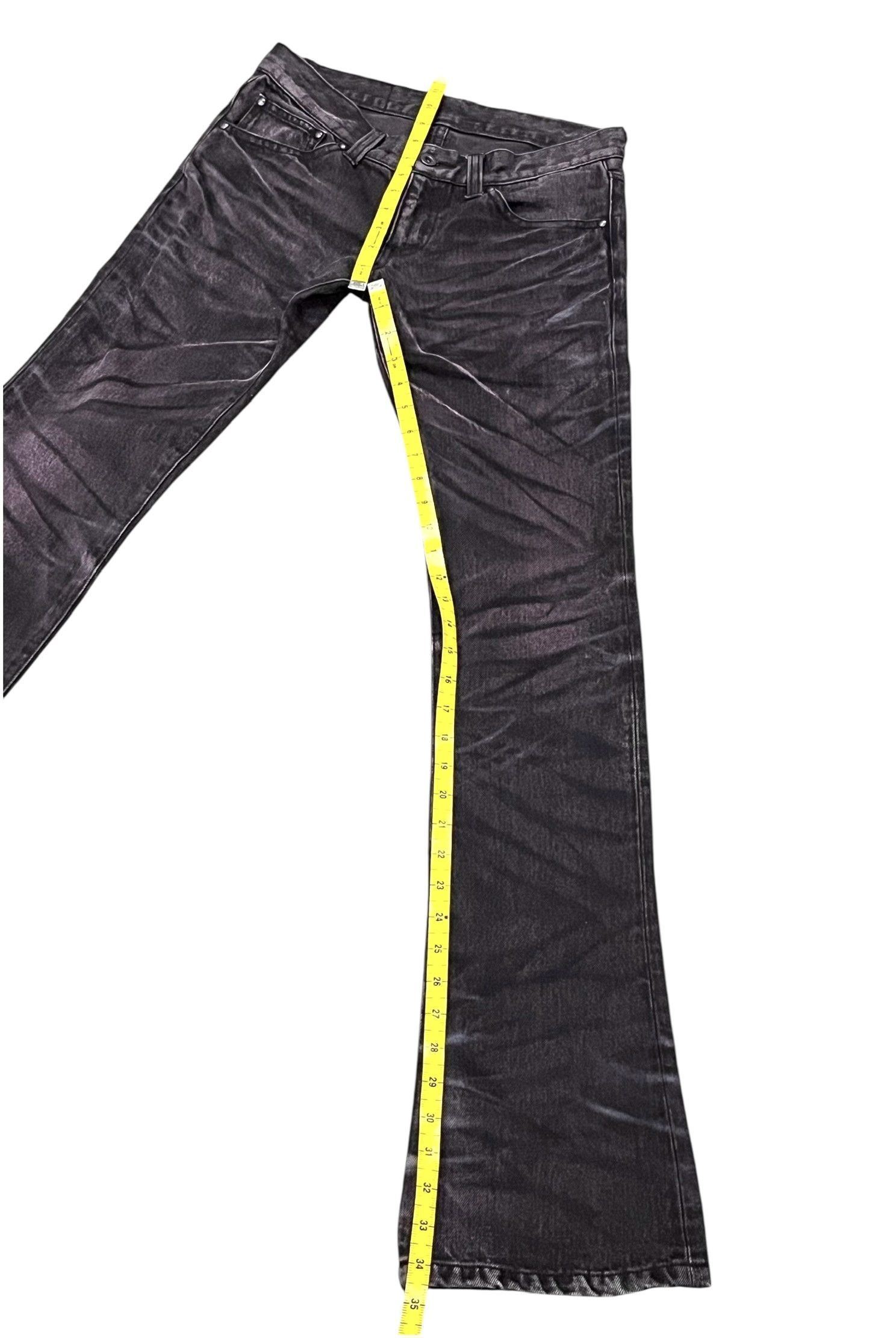 Tornado Mart Vintage Tornado Mart Clawmark tiger Flare Denim 27" Size US 27 - 10 Thumbnail