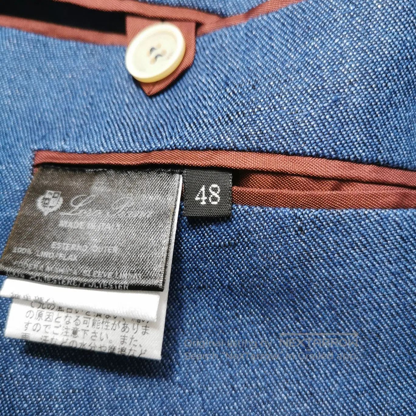 Loro Piana Loro Piana Linen Double-Breasted Lapel Coat 48/M. Size US M / EU 48-50 / 2 - 7 Thumbnail