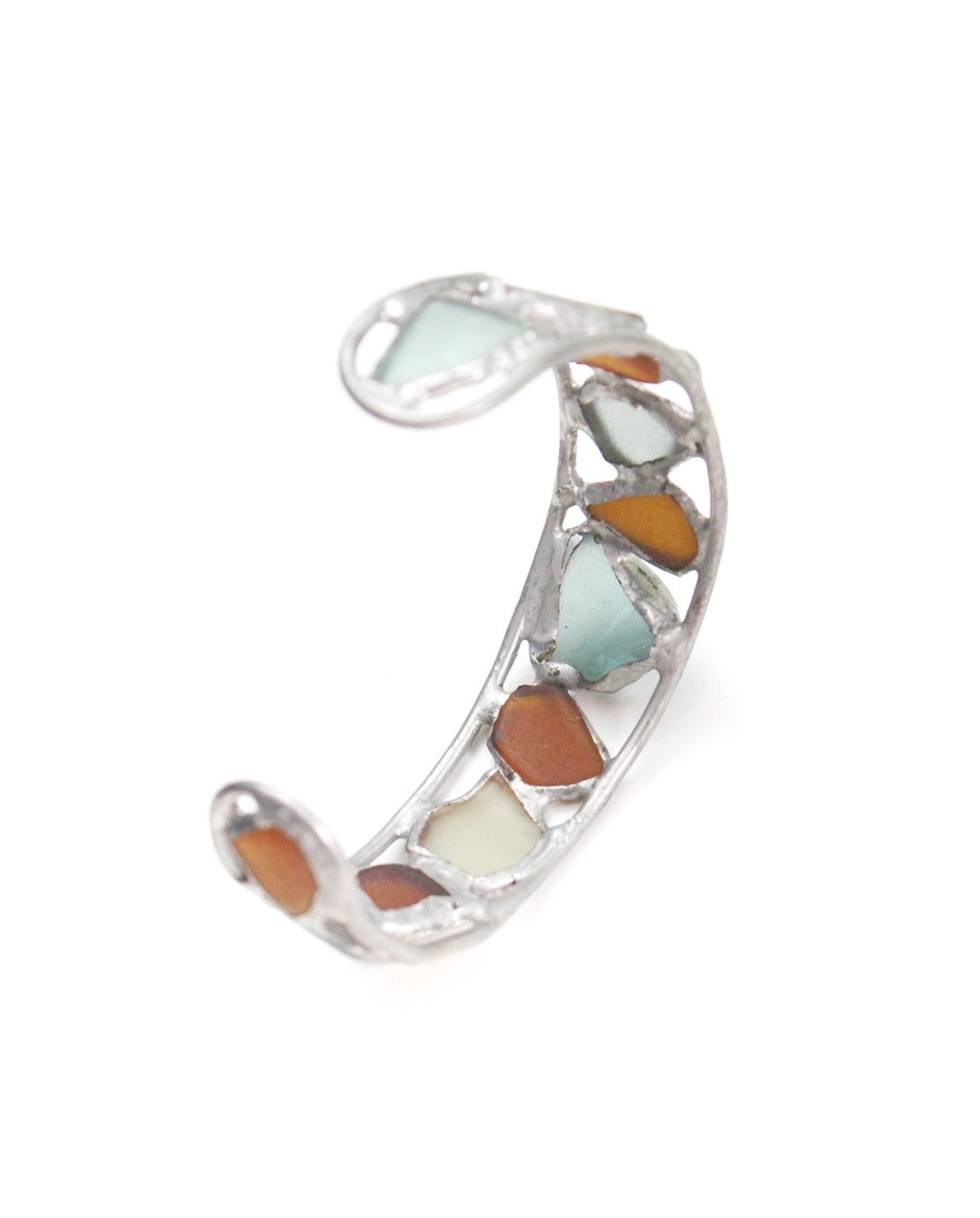 Hysteric Glamour 2000S JAPANESE MADE SEA GLASS MOSAIC BANGLE Size ONE SIZE - 4 Thumbnail