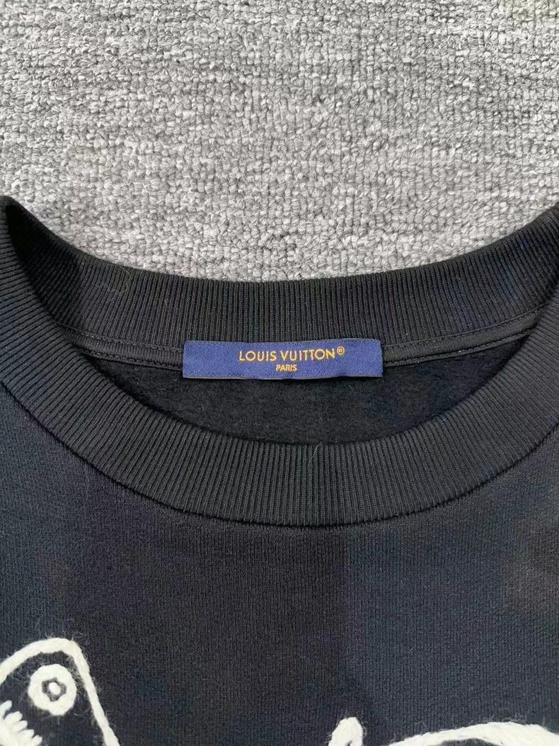Louis Vuitton Louis Vuitton Black Tool Embroidered Sweatshirt -2505 Size US L / EU 52-54 / 3 - 5 Thumbnail