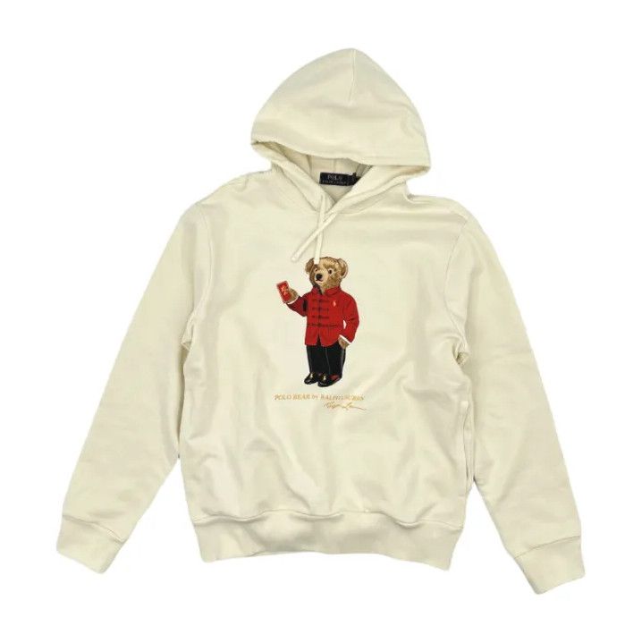 Polo Ralph Lauren Polo Ralph Lauren Bear Print Hooded Sweatshirt Size US M / EU 48-50 / 2 - 1 Thumbnail
