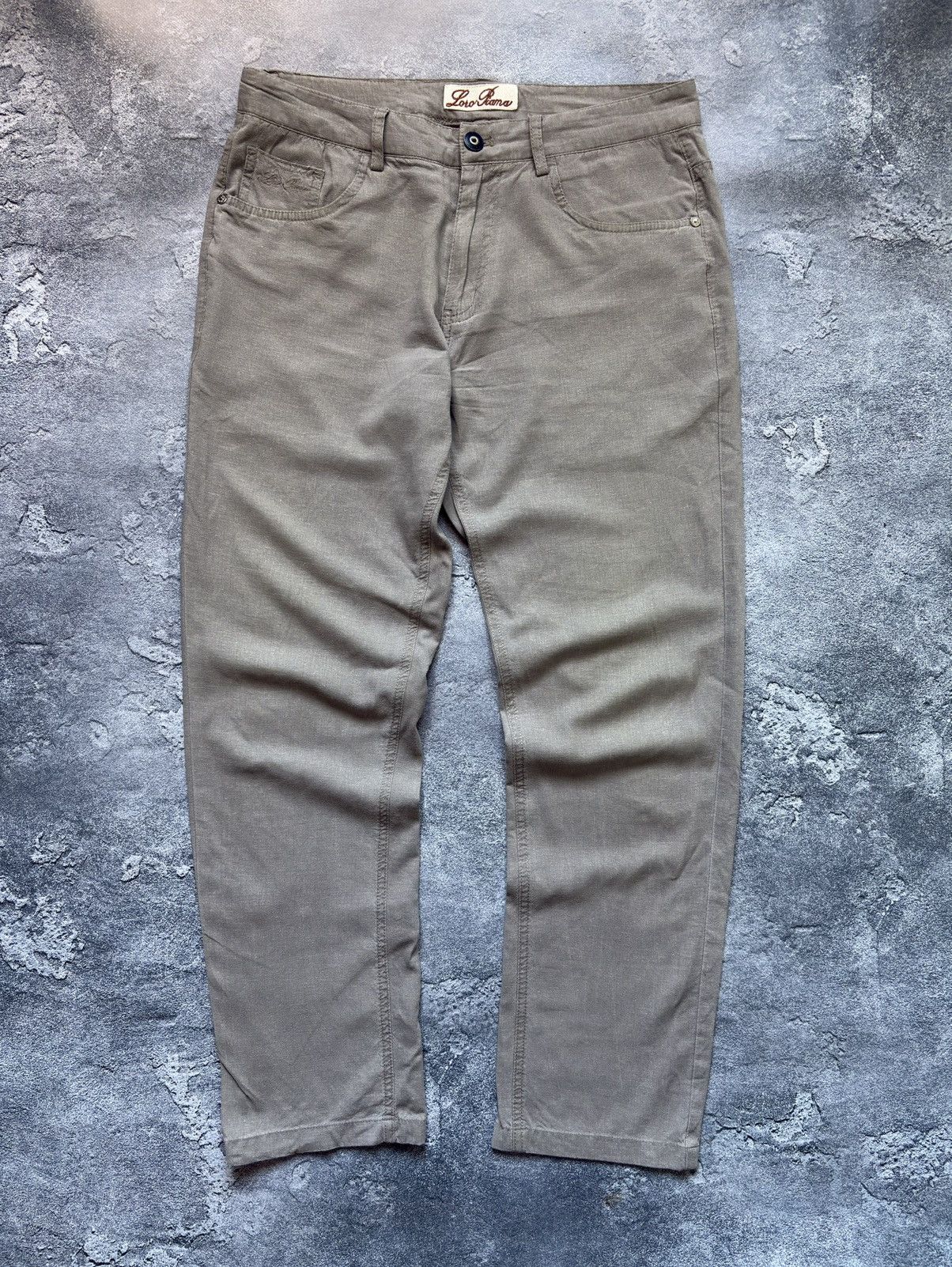 Loro Piana Vintage Loro Piana Luxury Old Money Beige Pants Size 31 Size US 31 - 1 Thumbnail