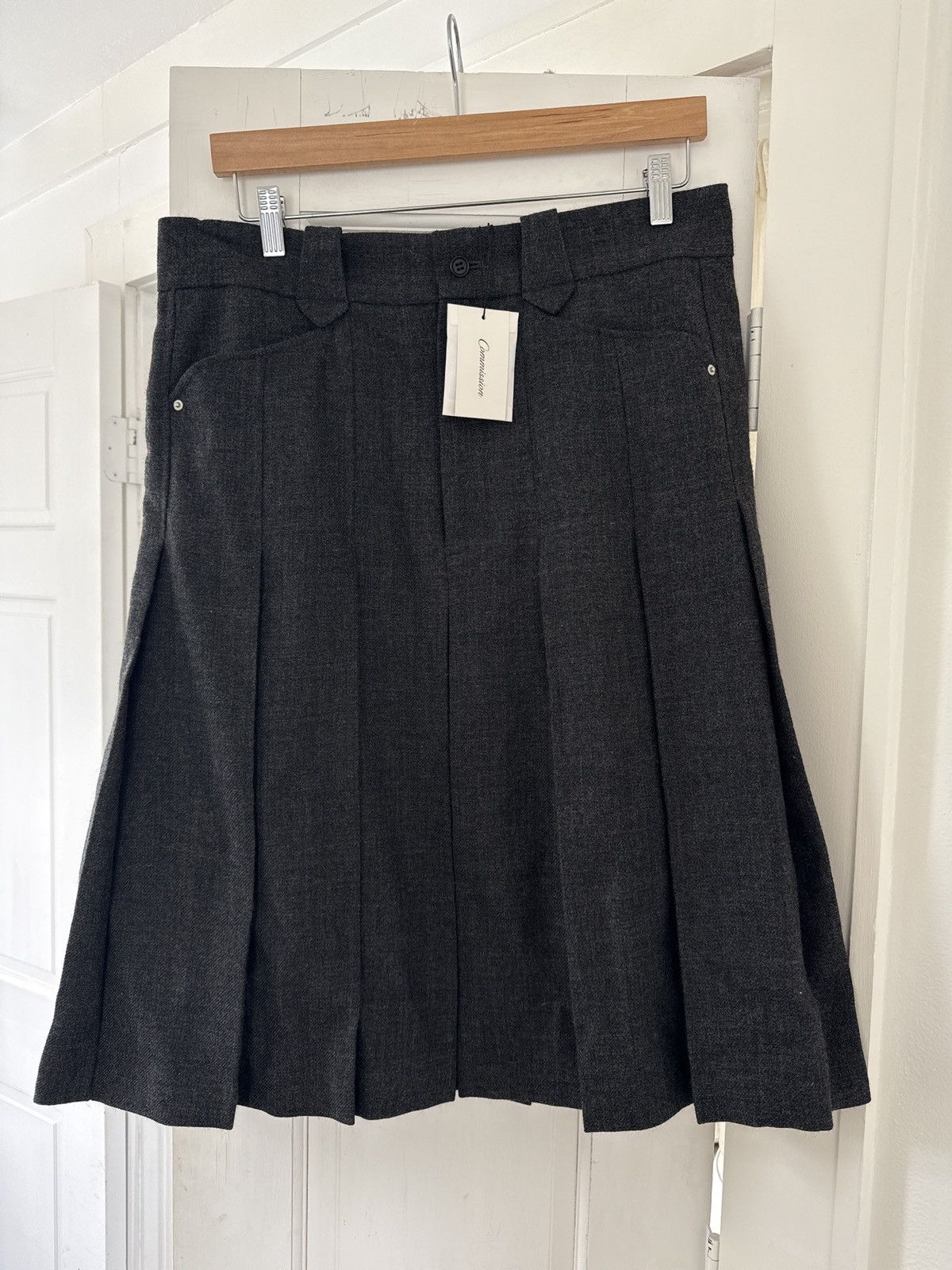 Commission Commission Midi Gray Roadhouse Skirt Size US 34 / EU 50 - 1 Thumbnail