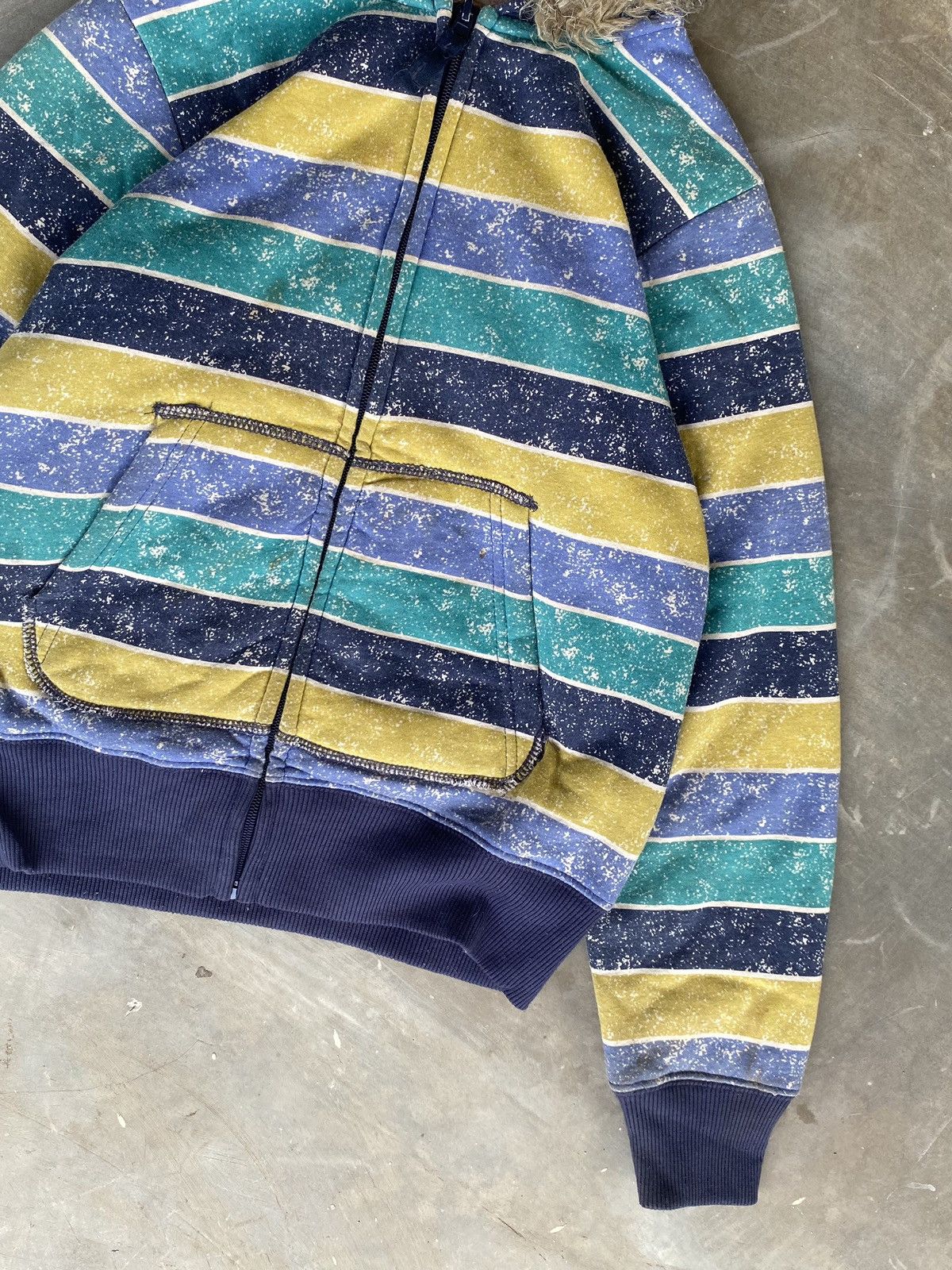 If Six Was Nine × Japanese Brand × Le Grande Bleu (L.G.B.) Japanese Stripe if6was9 LGB Style Zip Hoodie Size US M / EU 48-50 / 2 - 3 Thumbnail