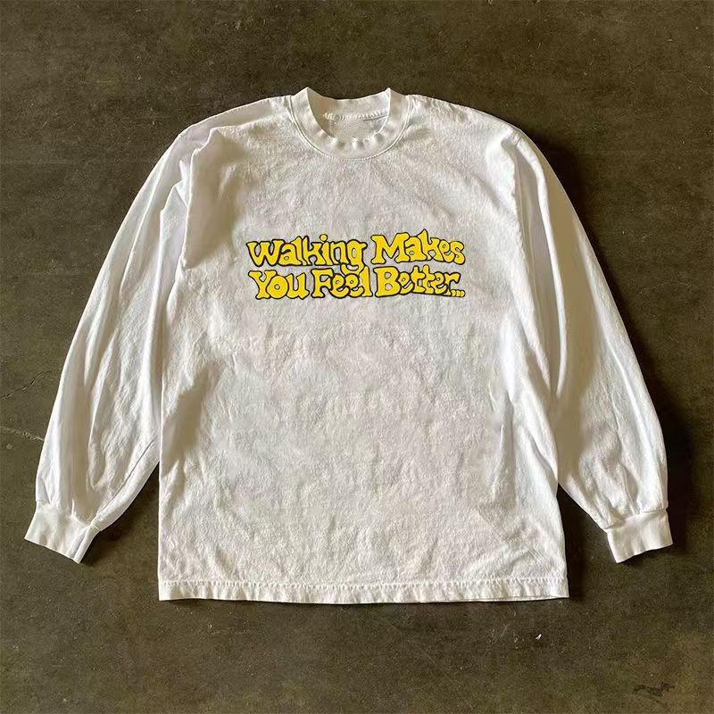 Japanese Brand White washed vintage animal print long-sleeved t-shirt Size US M / EU 48-50 / 2 - 2 Thumbnail