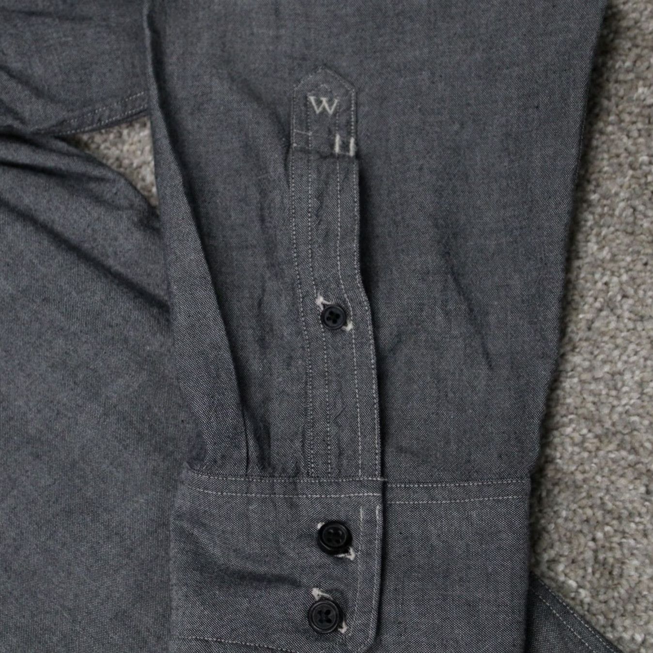 Vintage Wallin & Bros Shirt Mens 2XL 2XXL Black Cotton Long Sleeve Button Up Classic Casual Workwear Shirt Size US XXL / EU 58 / 5 - 5 Thumbnail