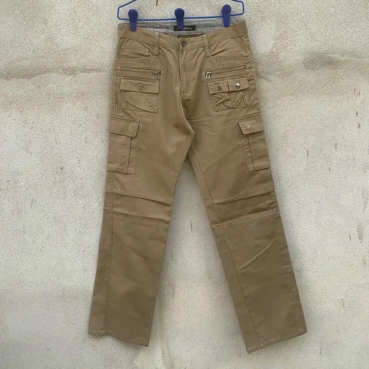 Seditionaries ROOT THREE MULTIPOCKET TROUSERS BIKERS CARGO DOUBLEKNEE PANT Size US 30 / EU 46 - 1 Thumbnail