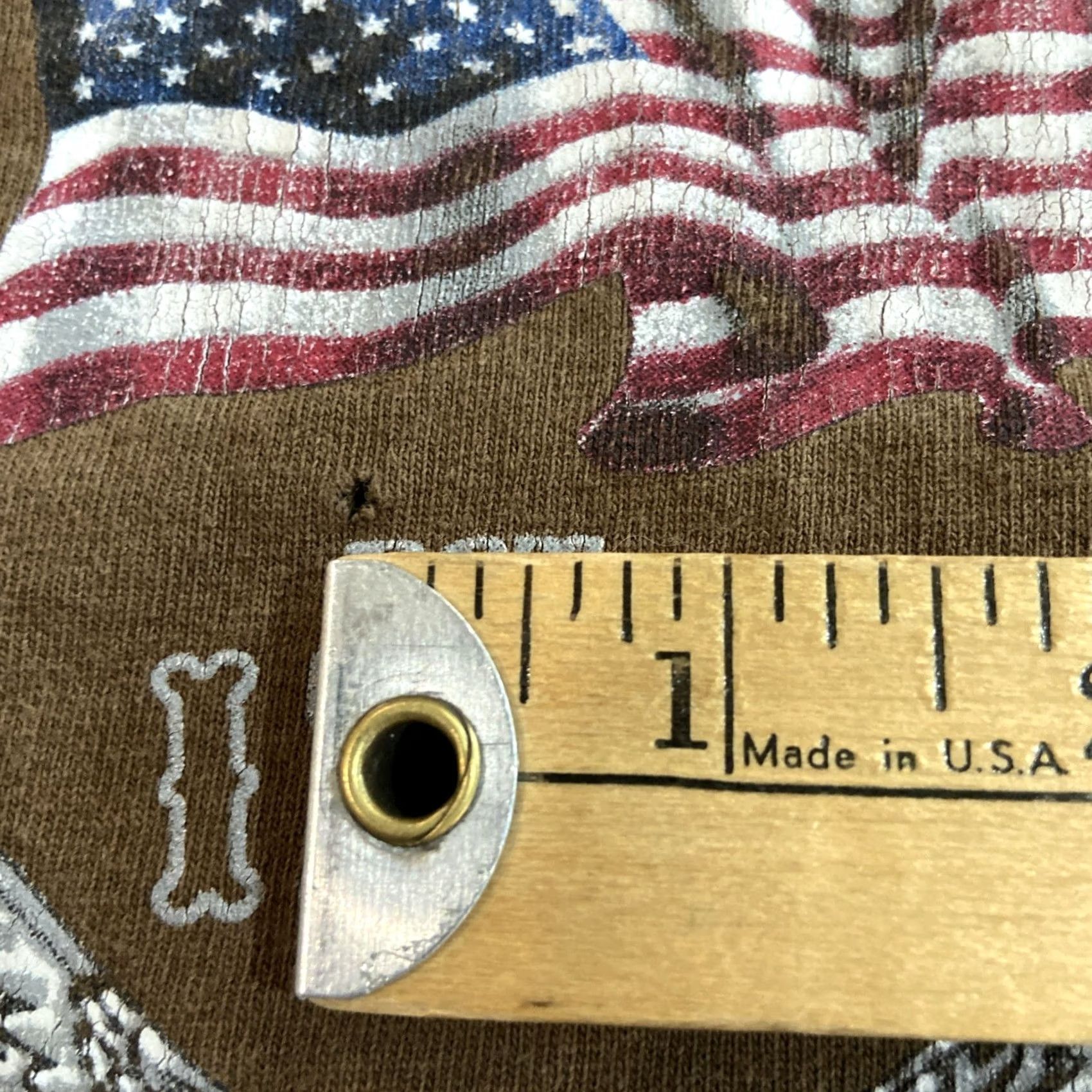 AAA AAA America Freedom Forever Eagle T-Shirt Mens L Brown Patriotic Soldier Size US L / EU 52-54 / 3 - 3 Thumbnail