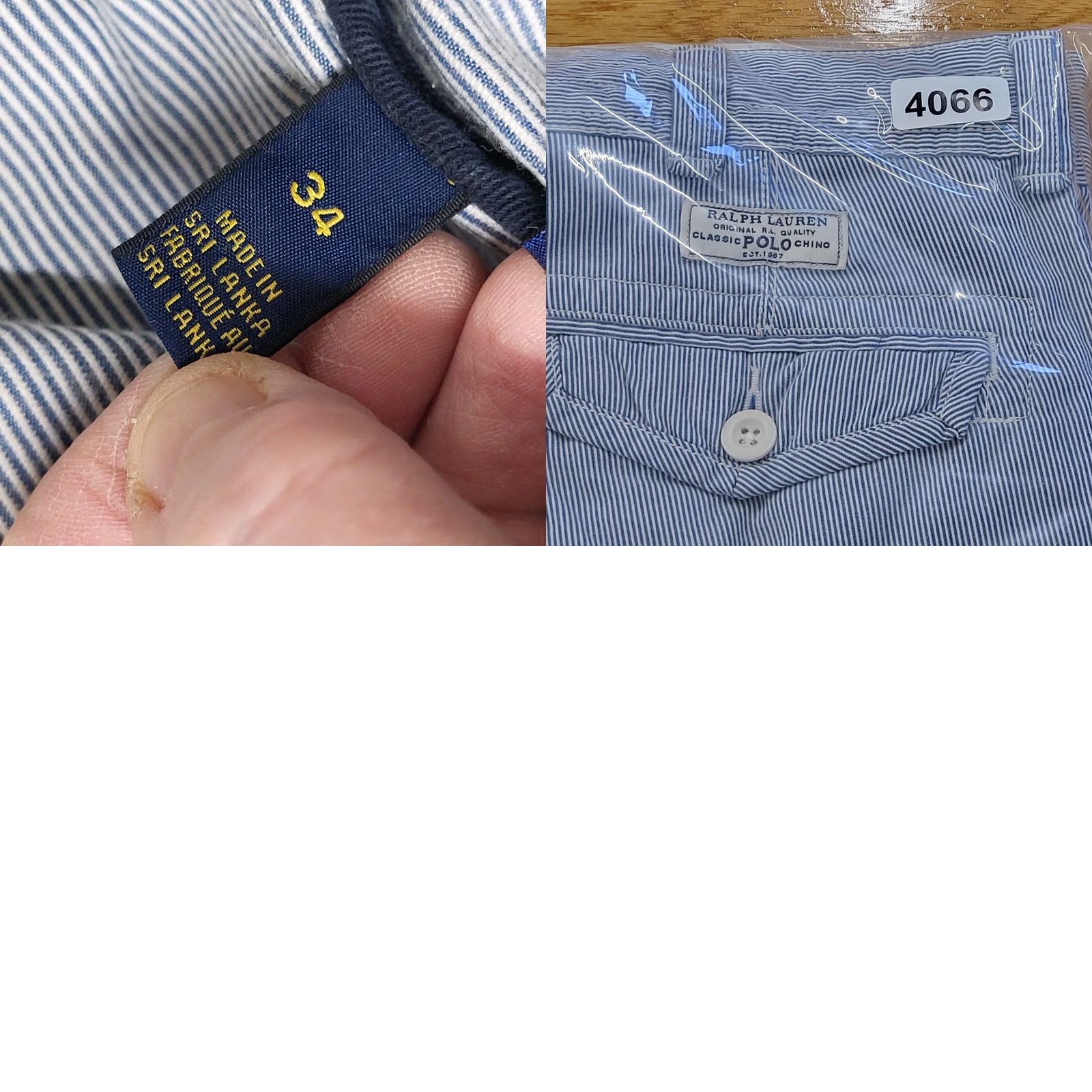 Polo Ralph Lauren Polo Ralph Lauren Shorts Men's Size 34 Hickory Striped Railroad Cotton Cargo EUC Size US S / EU 44-46 / 1 - 10 Thumbnail