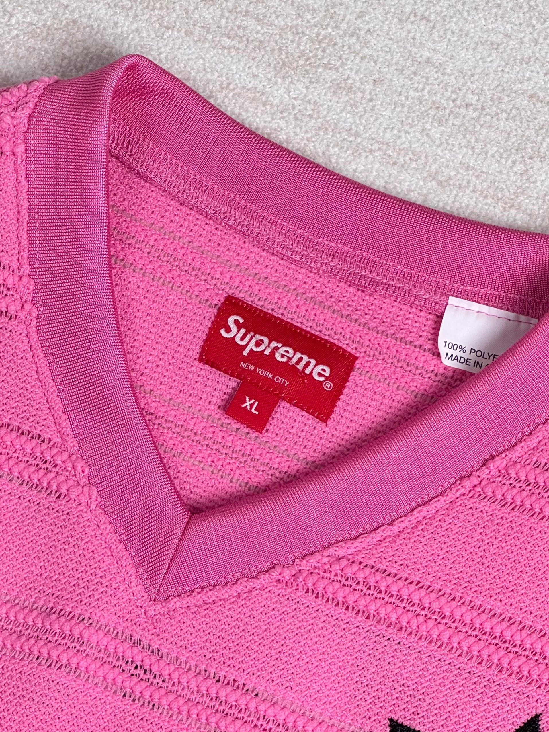 Supreme UNWORN* Supreme Mesh Stripe Football Jersey Size US XL / EU 56 / 4 - 4 Thumbnail
