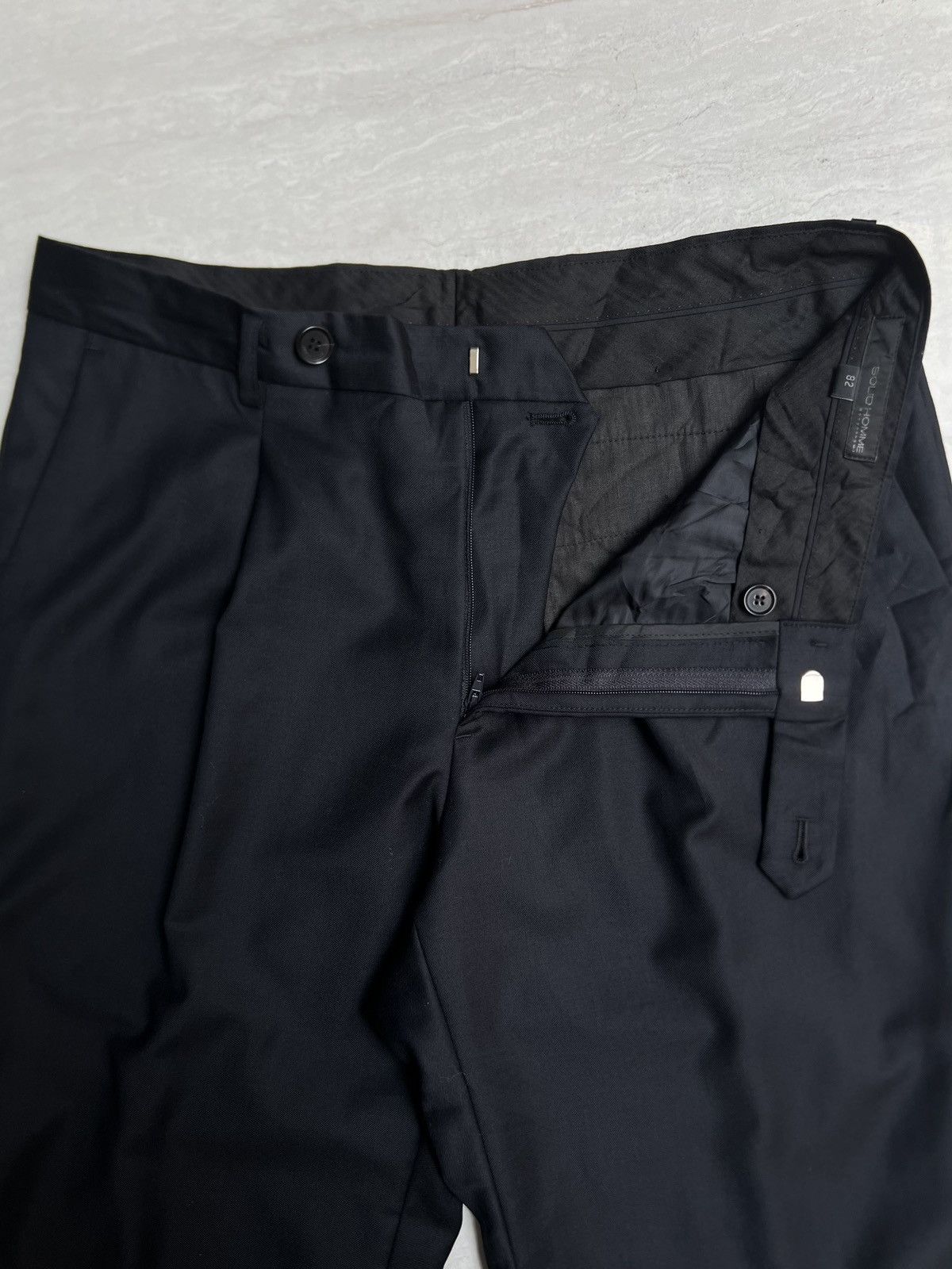 SOLID HOMME Wooyoungmi Black Pants