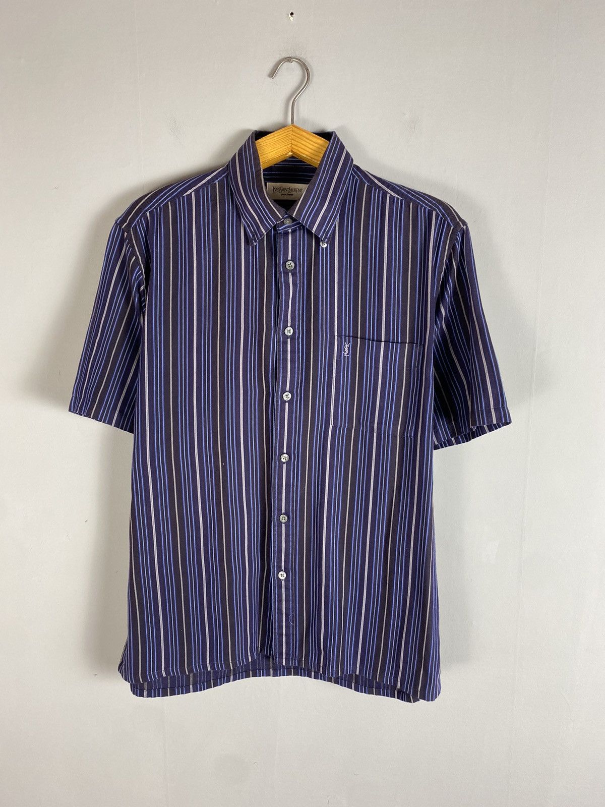 Yves Saint Laurent Vintage 90s YSL Yves Saint Laurent shirt Size US L / EU 52-54 / 3 - 1 Thumbnail