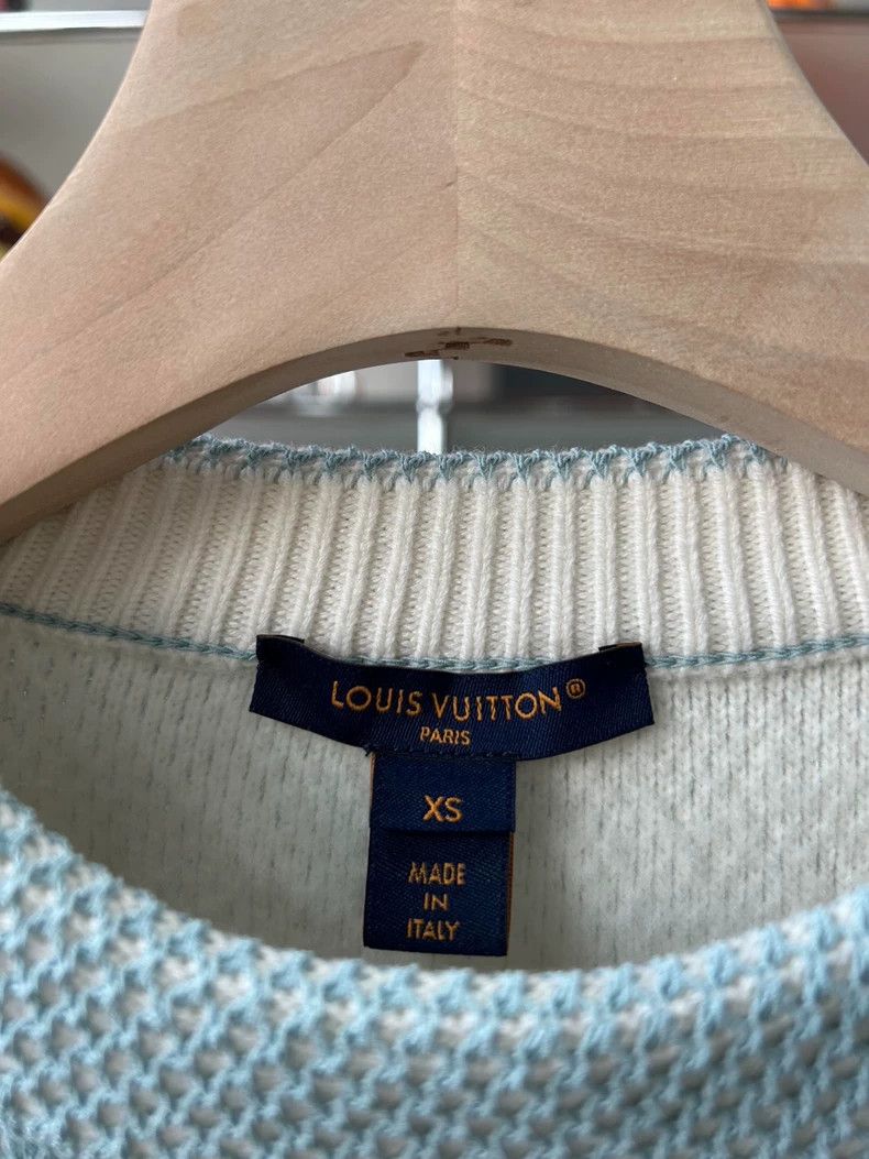 Louis Vuitton Louis Vuitton Mint Green Patchwork sweater 2501-Nextarrow Size US XS / EU 42 / 0 - 7 Thumbnail