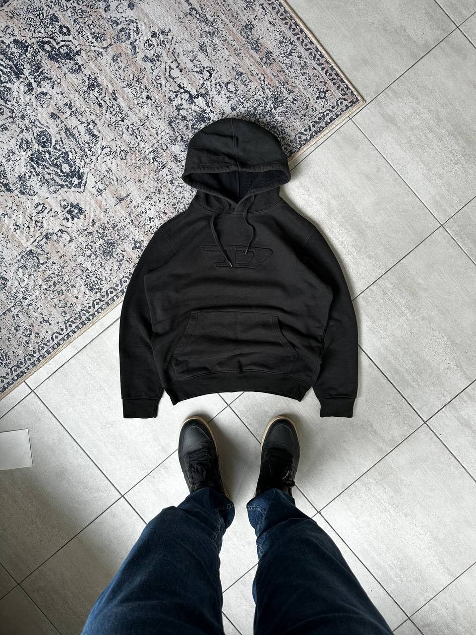 Diesel × Vintage Vintage Diesel Hoodie Big Logo Streetwear Y2K Man Size M Size US M / EU 48-50 / 2 - 2 Thumbnail
