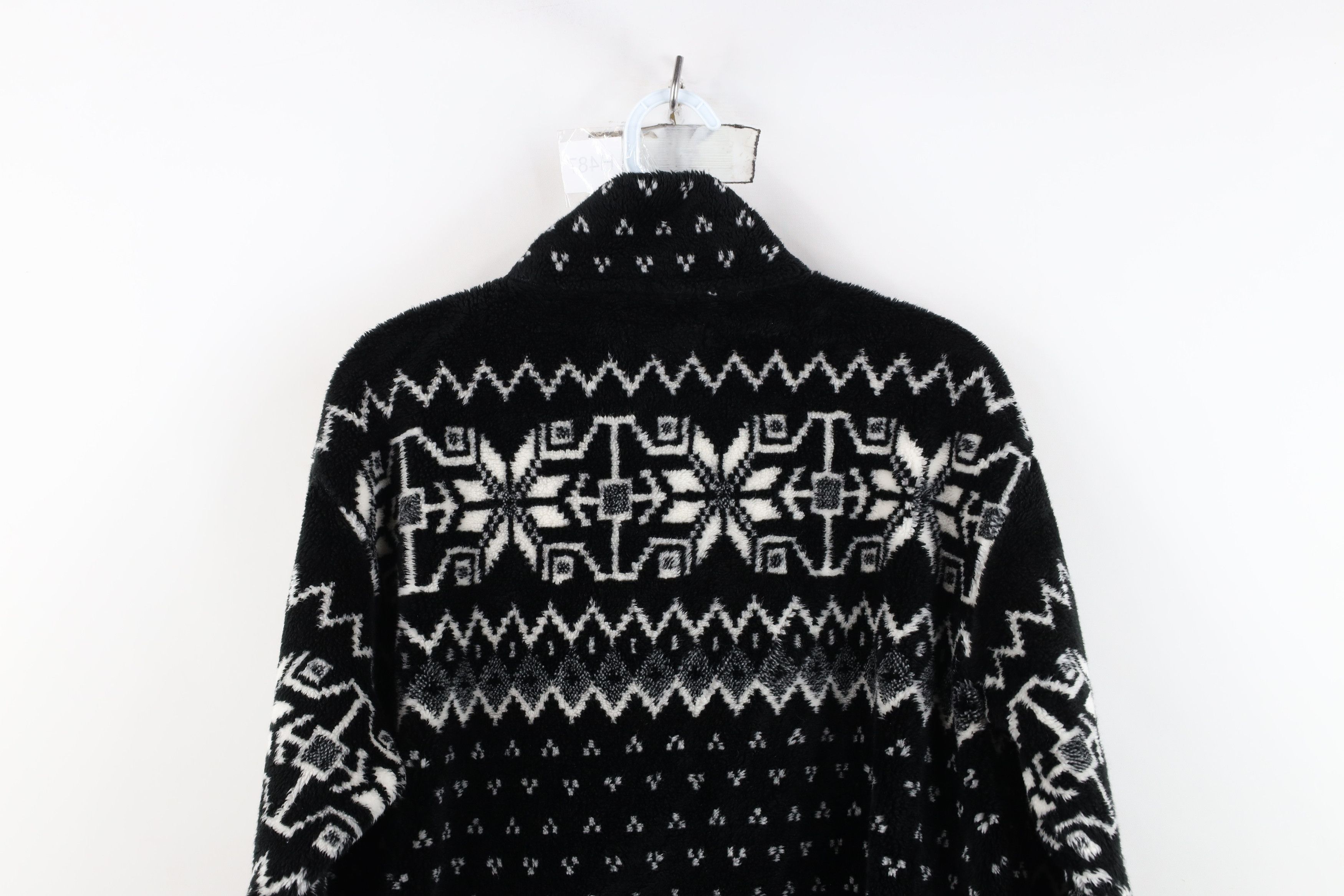 Vintage Vintage 90s Streetwear Fleece Snowflake Half Zip Sweater Size M / US 6-8 / IT 42-44 - 12 Thumbnail