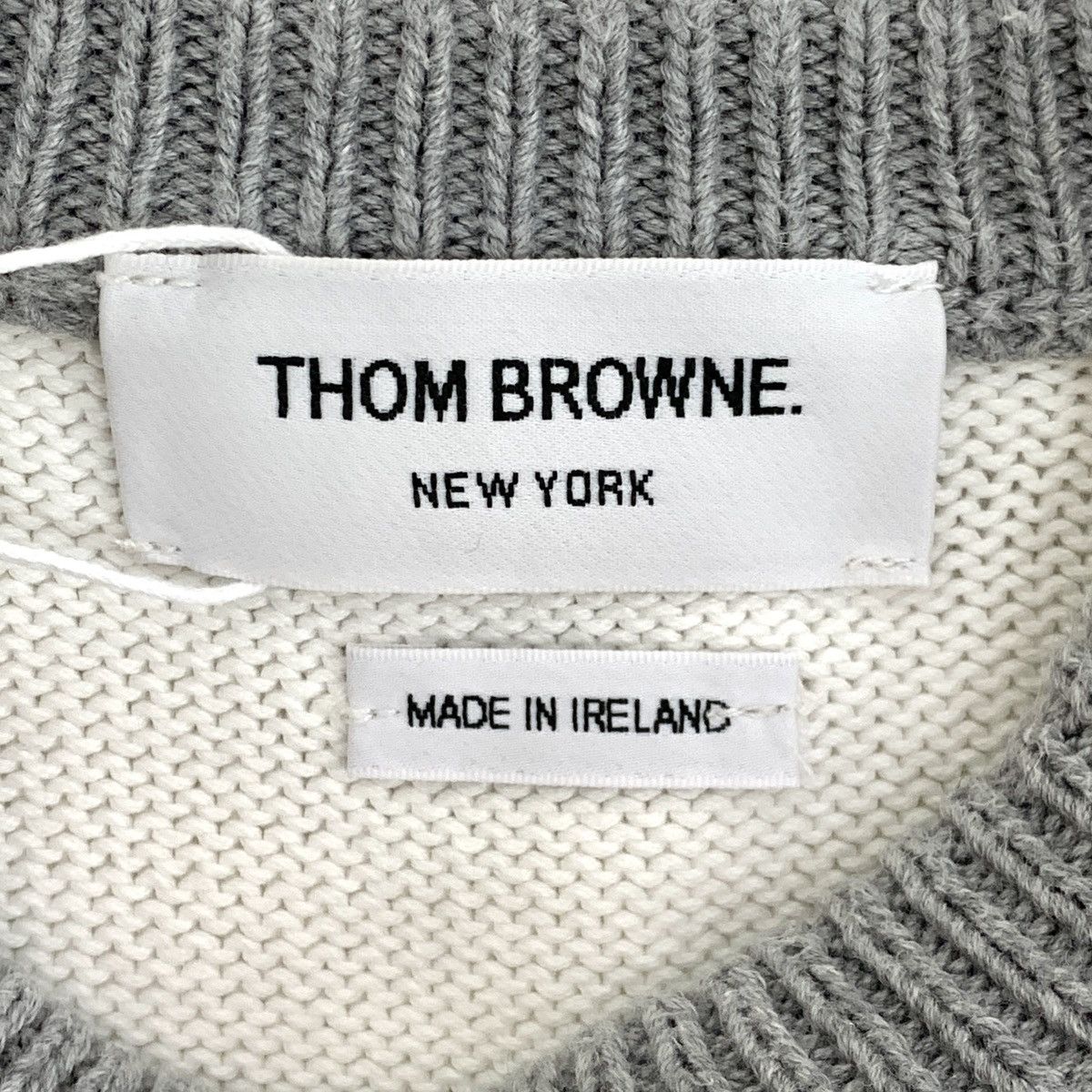 Thom Browne Thom Browne Off-white Long Sleeve Knit Sweater K26WX Size XS / US 0-2 / IT 36-38 - 5 Thumbnail