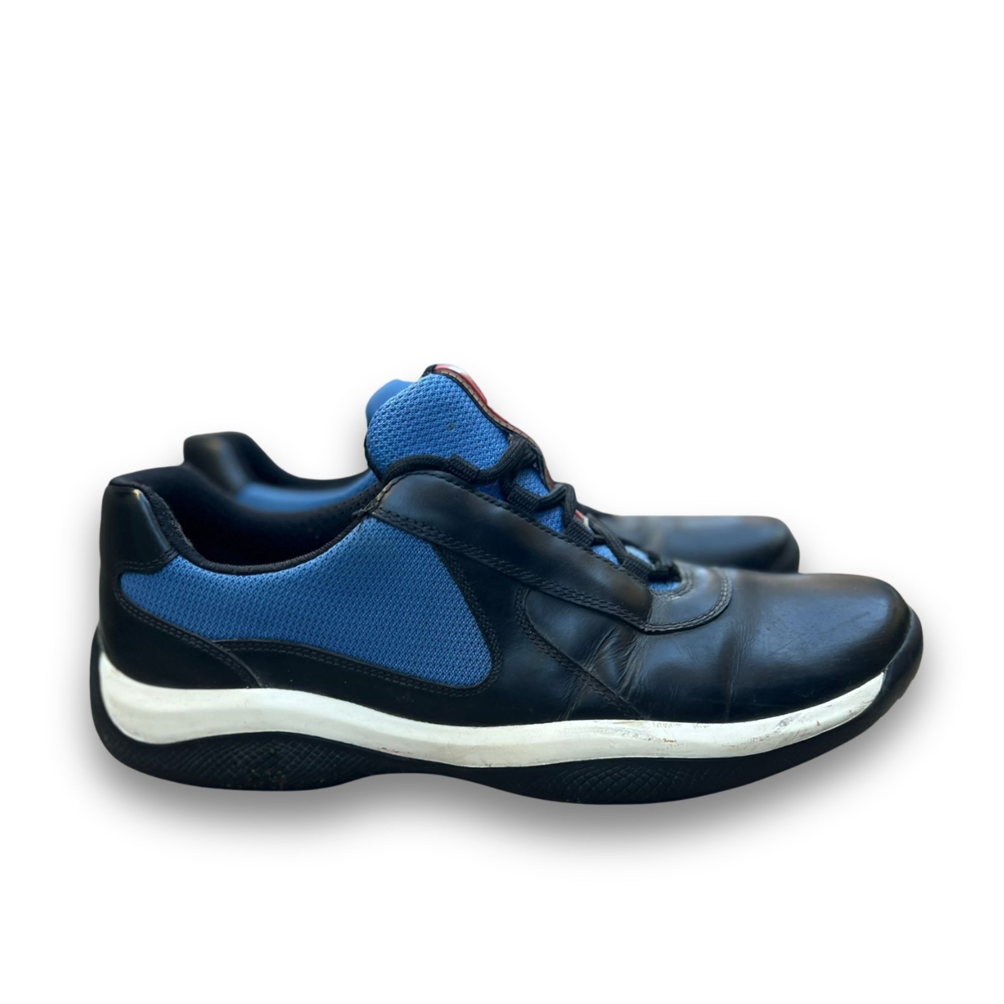 Prada Prada Black & Blue Americas Cup Trainers Sneakers Size 8 Size US 8 / EU 41 - 5 Thumbnail