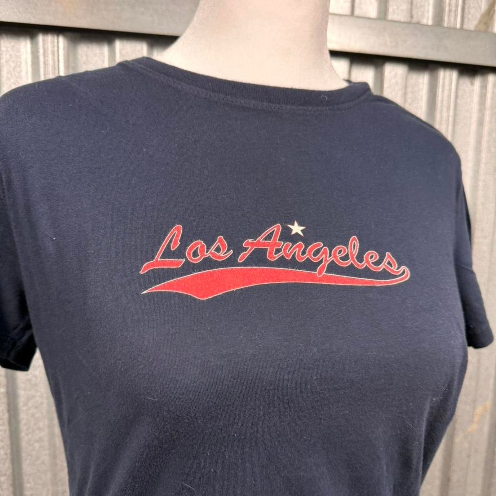 Other Los angeles John Golt navy baby tee Size XS / US 0-2 / IT 36-38 - 2 Thumbnail