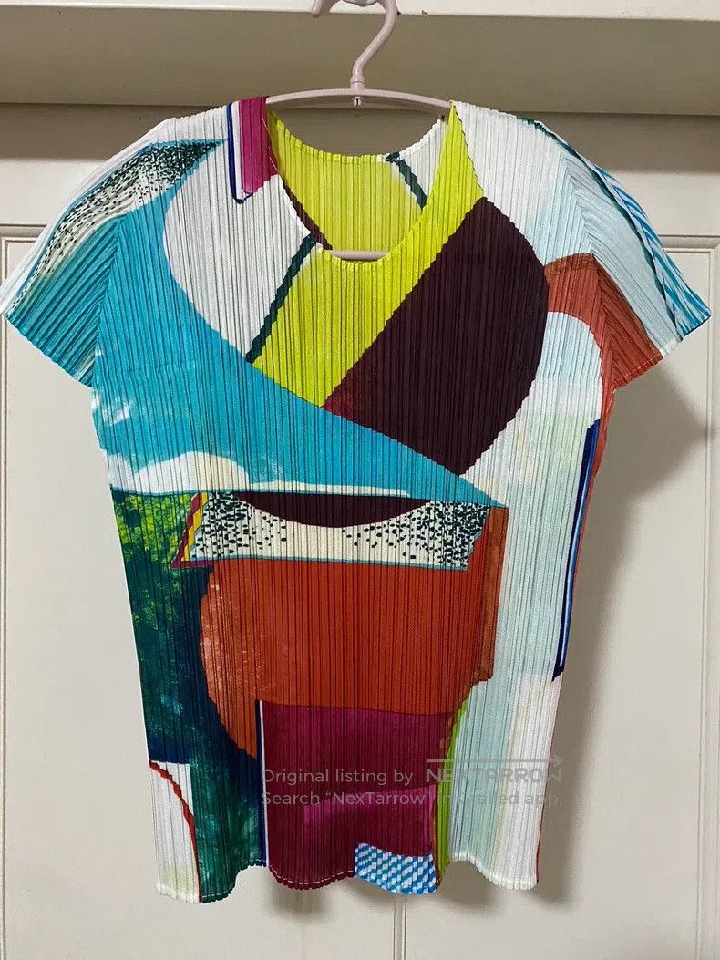 Issey Miyake Issey Miyake Windmill Short Sleeve T-Shirt Size L / US 10 / IT 46 - 1 Thumbnail