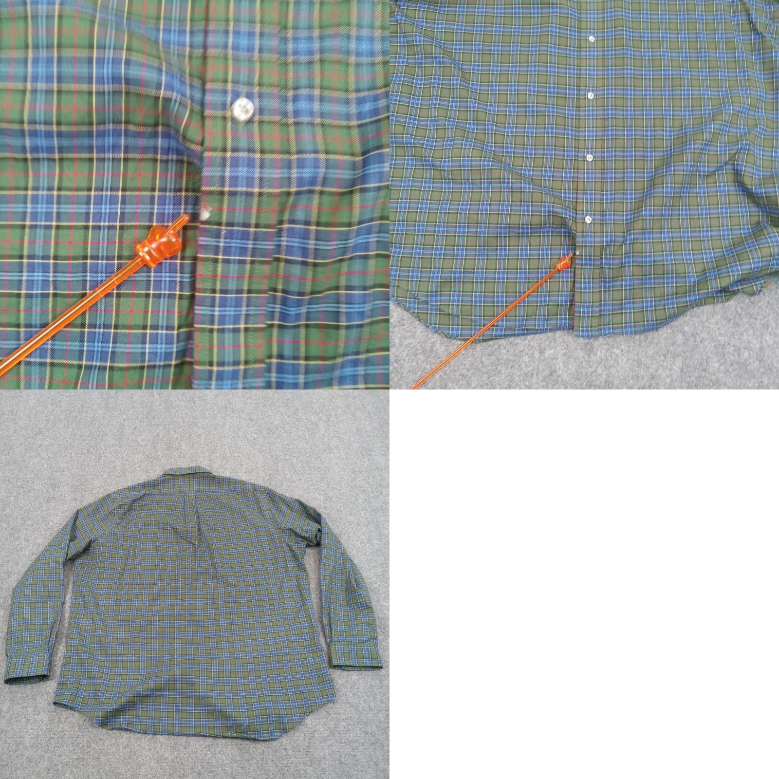 Ralph Lauren Ralph Lauren Shirt Mens 2XL XXL Green Blue Plaid Button Up Casual Classic Fit Size US XXL / EU 58 / 5 - 8 Thumbnail