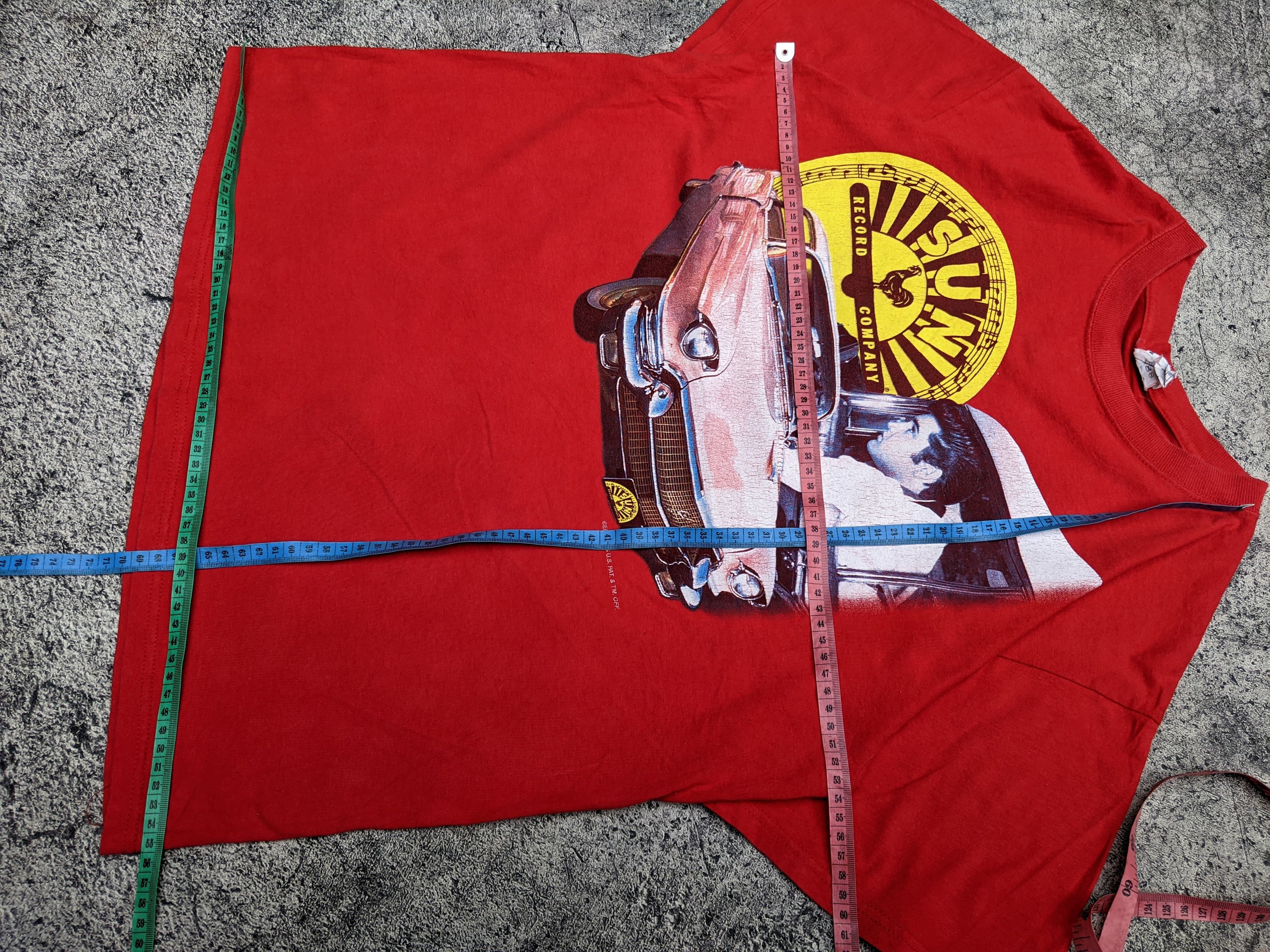 Band Tees × Vintage Vintage Sun Records Company Elvis Presley T shirt Size US L / EU 52-54 / 3 - 6 Thumbnail