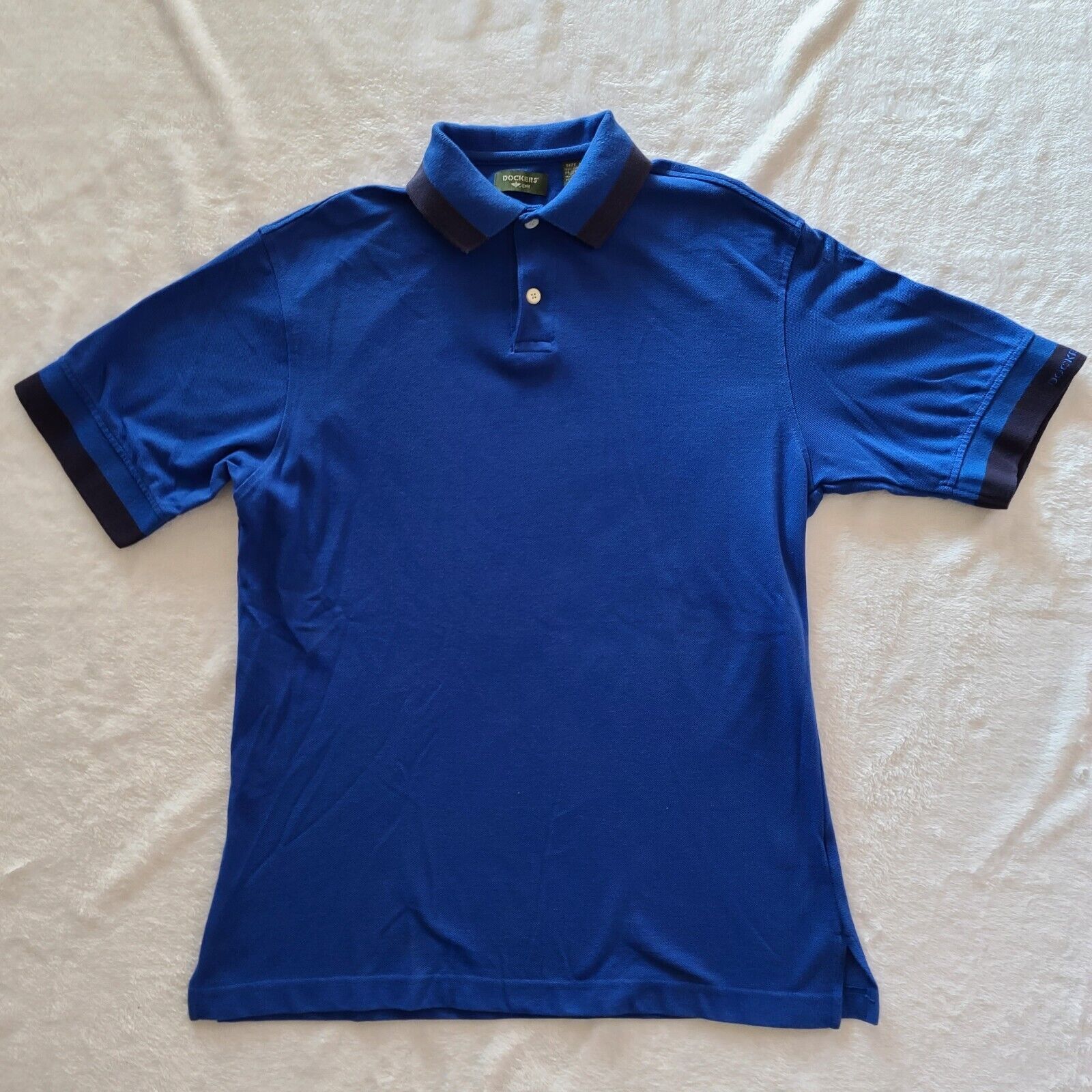 Dockers Vintage 1998 Golf Polo Navy Blue Short Sleeve Shirt Size US M / EU 48-50 / 2 - 1 Thumbnail
