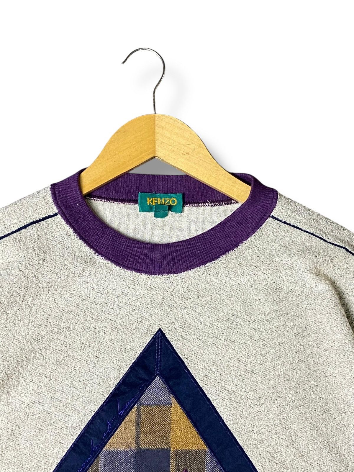 Japanese Brand × Kenzo × Vintage KENZO GOLF Embroidered Colourblock Sweatshirt (118) Size US S / EU 44-46 / 1 - 4 Thumbnail