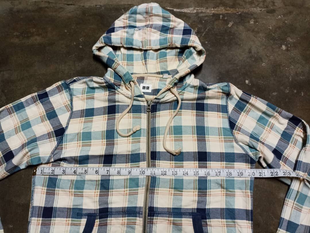 Uniqlo Uniqlo Flannel Design zipper Hoodie Size M / US 6-8 / IT 42-44 - 10 Thumbnail