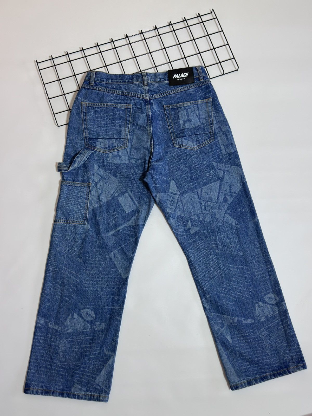 Palace Palace Skateboards P-Carp Laser Engraved Cargo Denim Jeans Size US 32 / EU 48 - 6 Thumbnail