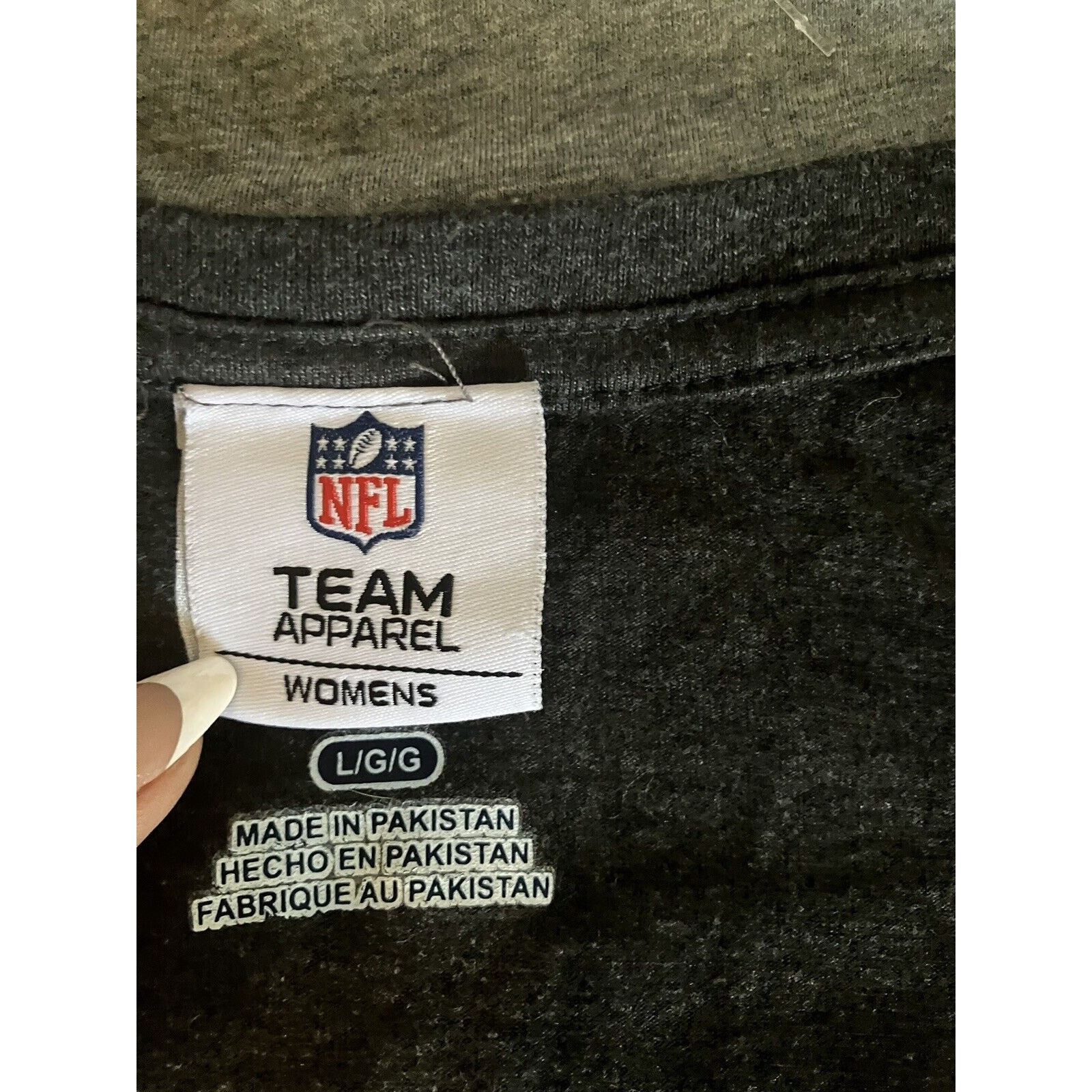 NFL Philadelphia Eagles Women Shirt Gray NFL V-neck Size Large L Size L / US 10 / IT 46 - 5 Thumbnail