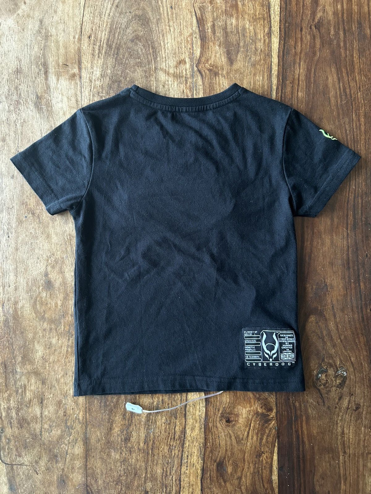 Fotus Vintage 00s Cyberdog LED Screen Baby Tee Black T-Shirt Size XXS / US 00 / IT 34 - 2 Thumbnail