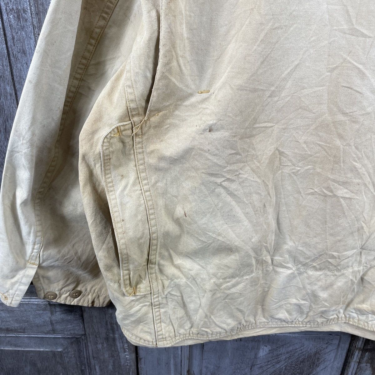 Japanese Brand × Vintage Vintage Japanesebrand Distressed Workers Jacket Size US L / EU 52-54 / 3 - 13 Thumbnail