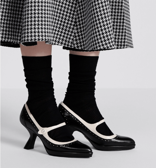 Dior o1w1db10825 KCV131 Specta Dior Pumps in Black/White Size US 8 / IT 38 - 7 Thumbnail