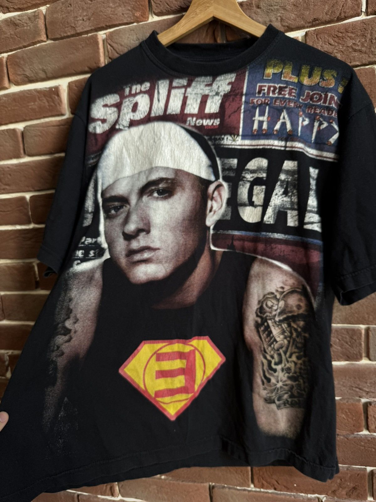 Band Tees 00s Eminem Vintage Rap Tour Tee Hip Hop Rare Band Y2K D12 L Size US L / EU 52-54 / 3 - 4 Thumbnail