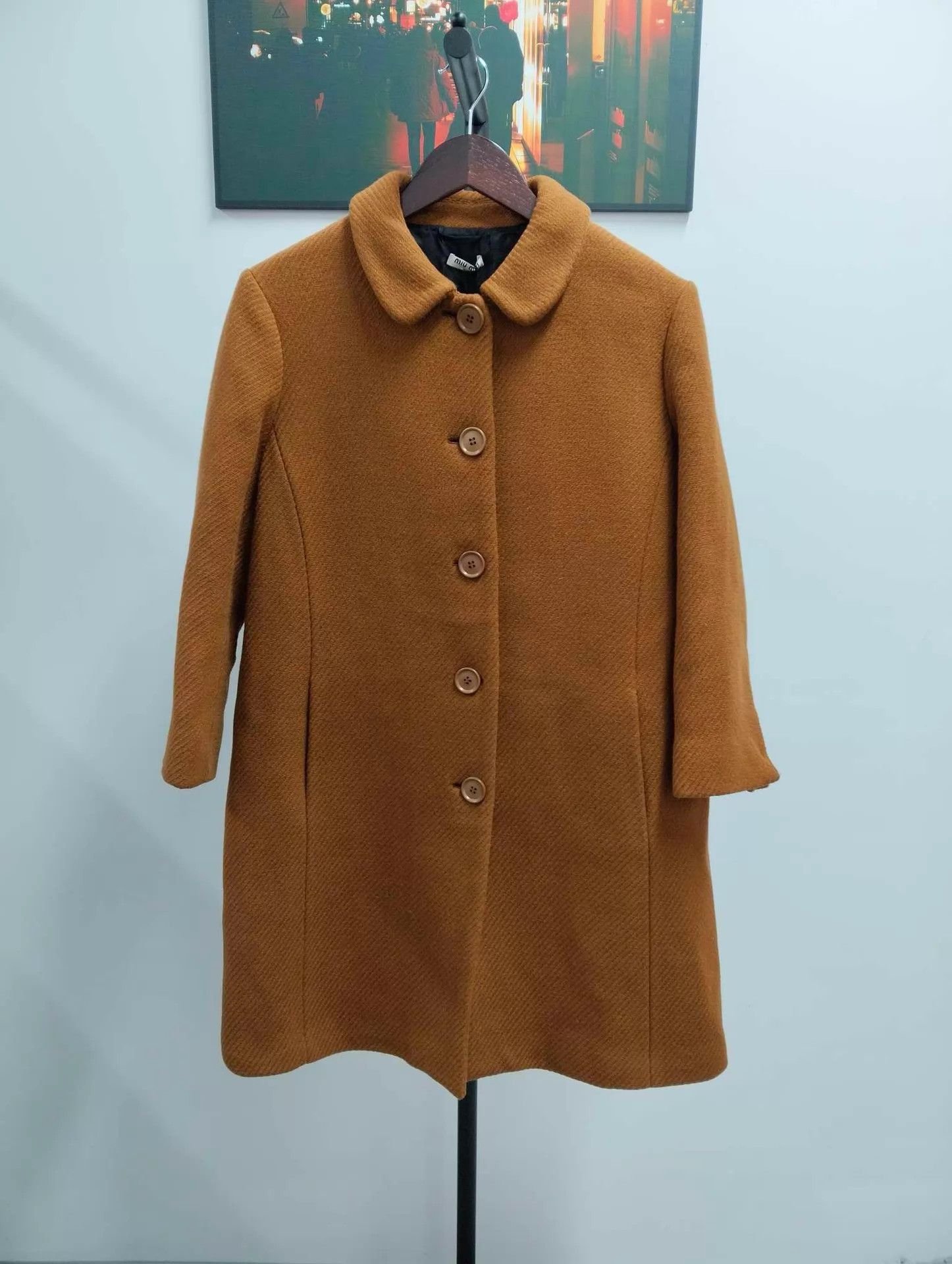 Miu Miu MIU MIU Wool Coat Size 44 Size M / US 6-8 / IT 42-44 - 1 Thumbnail