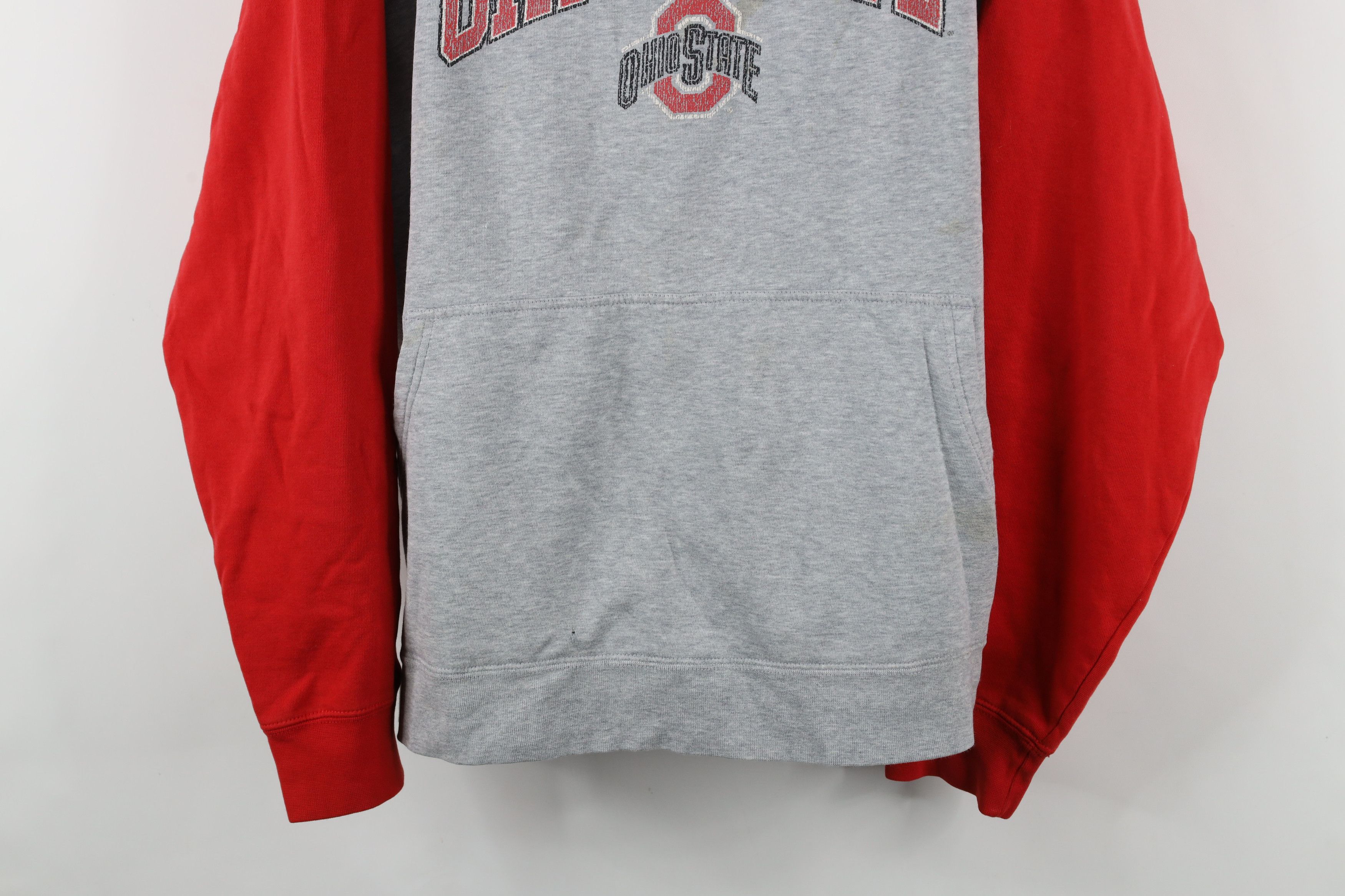 Vintage Vintage Spell Out Ohio State University Football Hoodie Red Size US XL / EU 56 / 4 - 3 Thumbnail