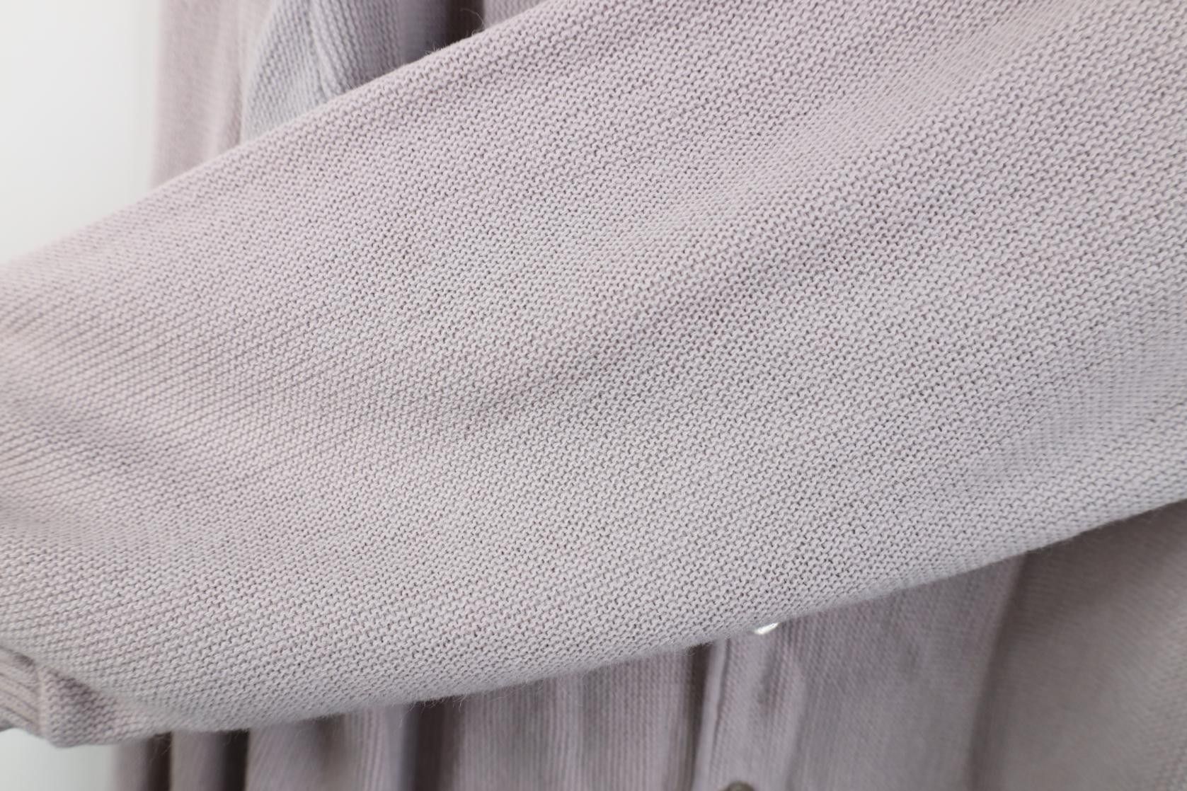 Vintage Vintage 50s 60s Knit Cardigan Sweater Light Purple USA Size M / US 6-8 / IT 42-44 - 12 Thumbnail