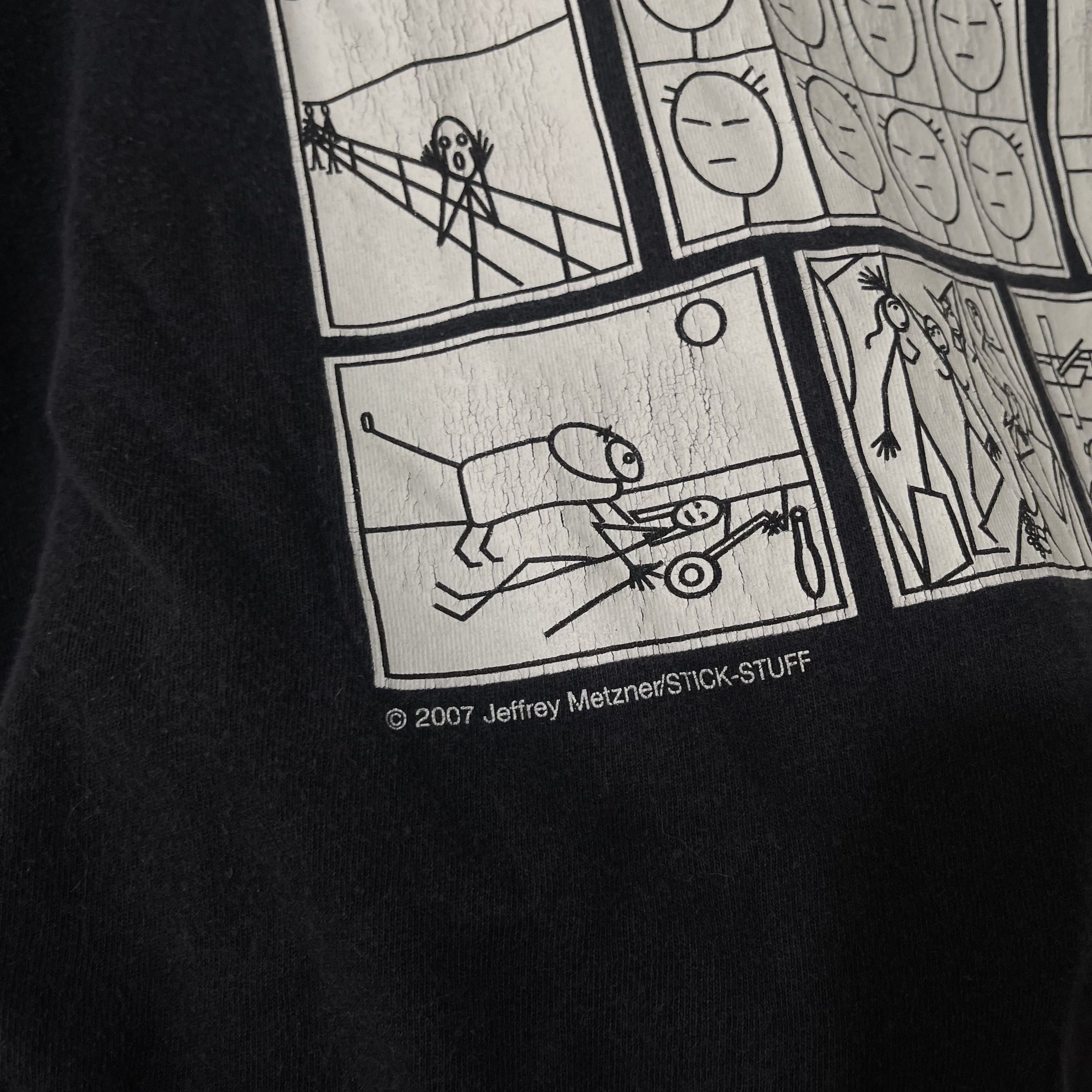 Vintage Vintage 2000s MoMA Jeffrey Matzner T-Shirt Size US XL / EU 56 / 4 - 3 Thumbnail