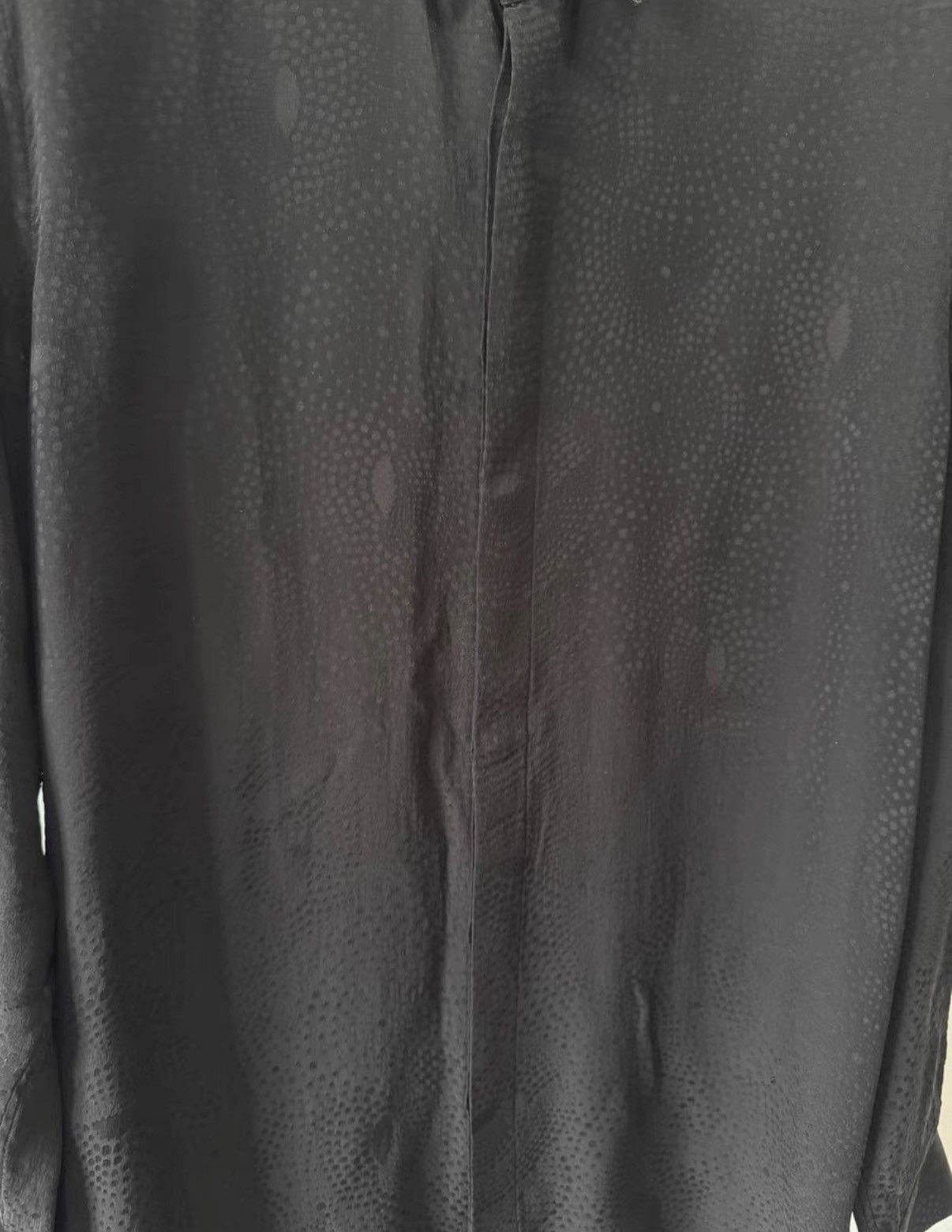 Saint Laurent Paris Saint Laurent (SLP) 20SS Starry Sky Silk Polka Dot Shirt Size US M / EU 48-50 / 2 - 3 Thumbnail