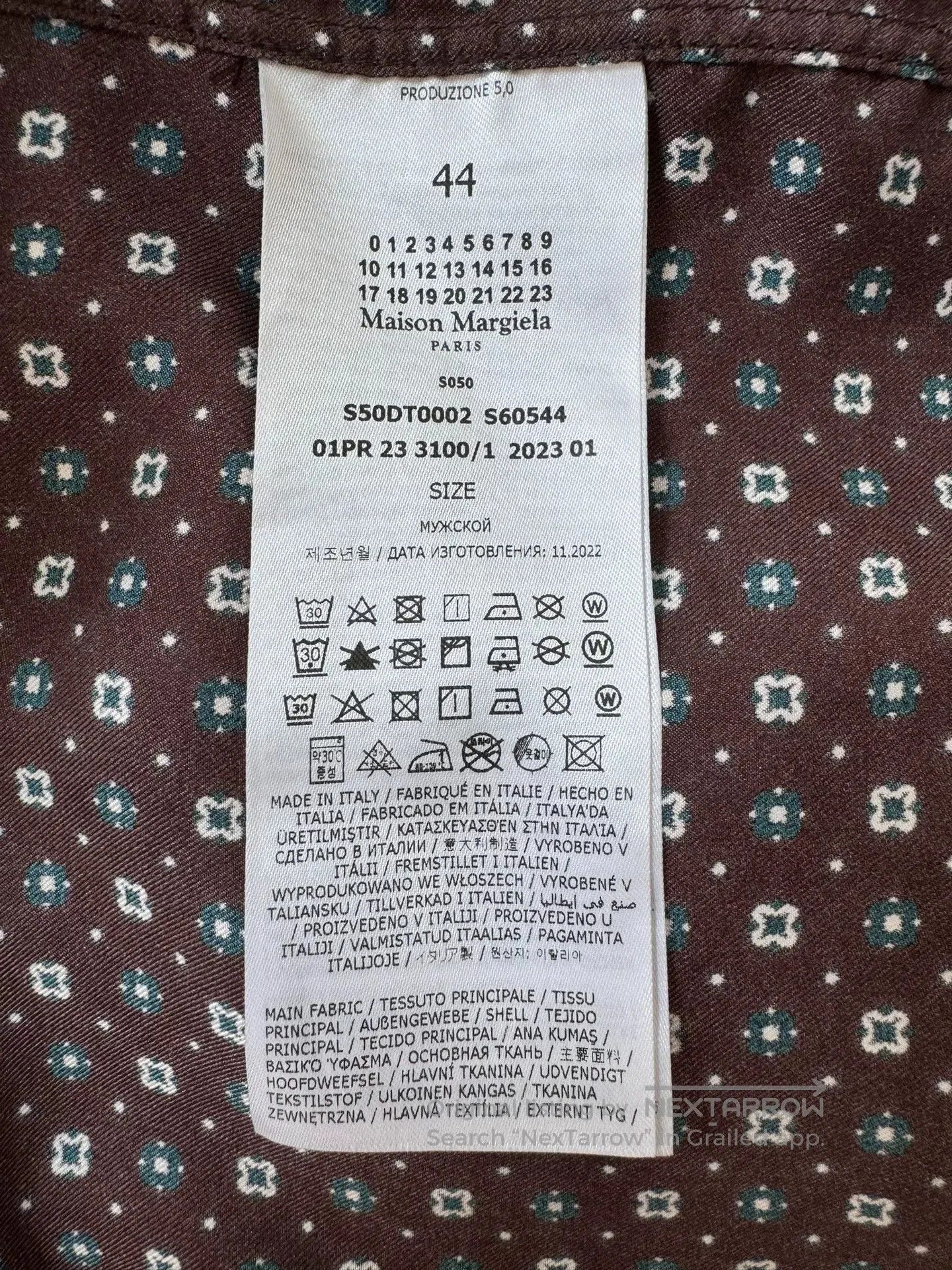 Maison Margiela Maison Margiela Silk Vintage Pajama Shirt. Size M / US 6-8 / IT 42-44 - 5 Thumbnail