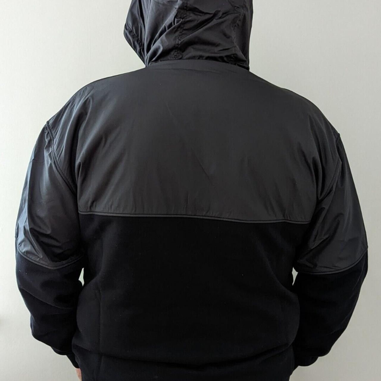 Moschino o1y0225 Logo Shell Hooded Jacket in Black/Grey Size US XL / EU 56 / 4 - 4 Thumbnail