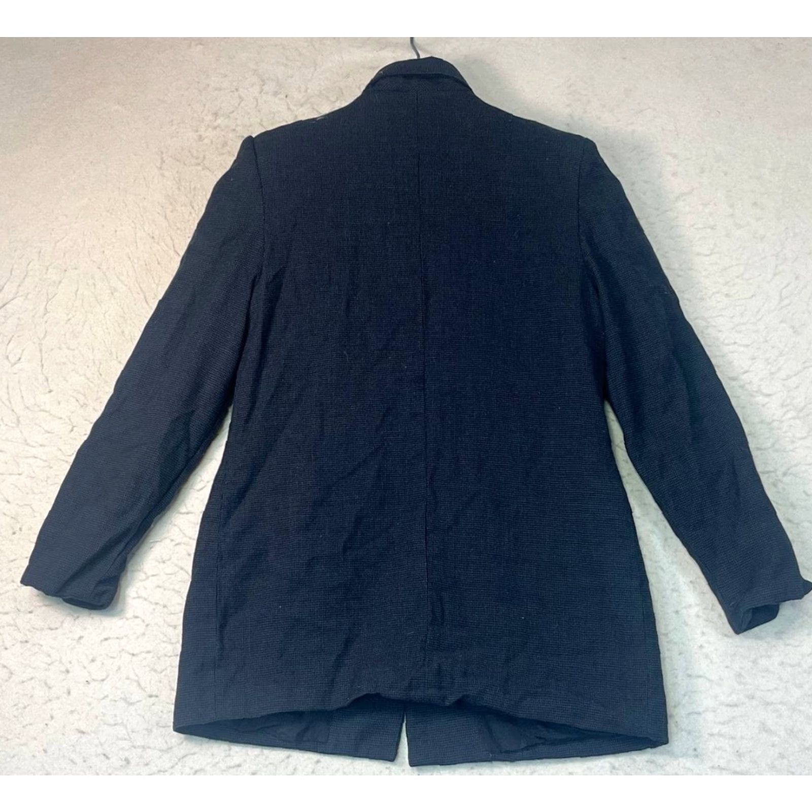 Vintage VINTAGE Susanna Bebery Hills Blazer Jacket Women Black Linen Blend M-L 80s Pockets See Pics Size M / US 6-8 / IT 42-44 - 2 Thumbnail