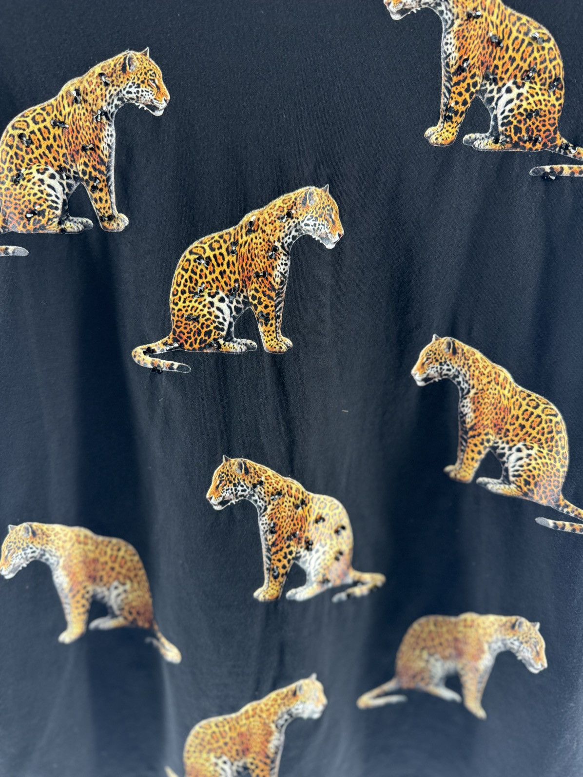 Other Something Pretty Black Leopard Cheetah Shirt Size Small Size S / US 4 / IT 40 - 2 Thumbnail