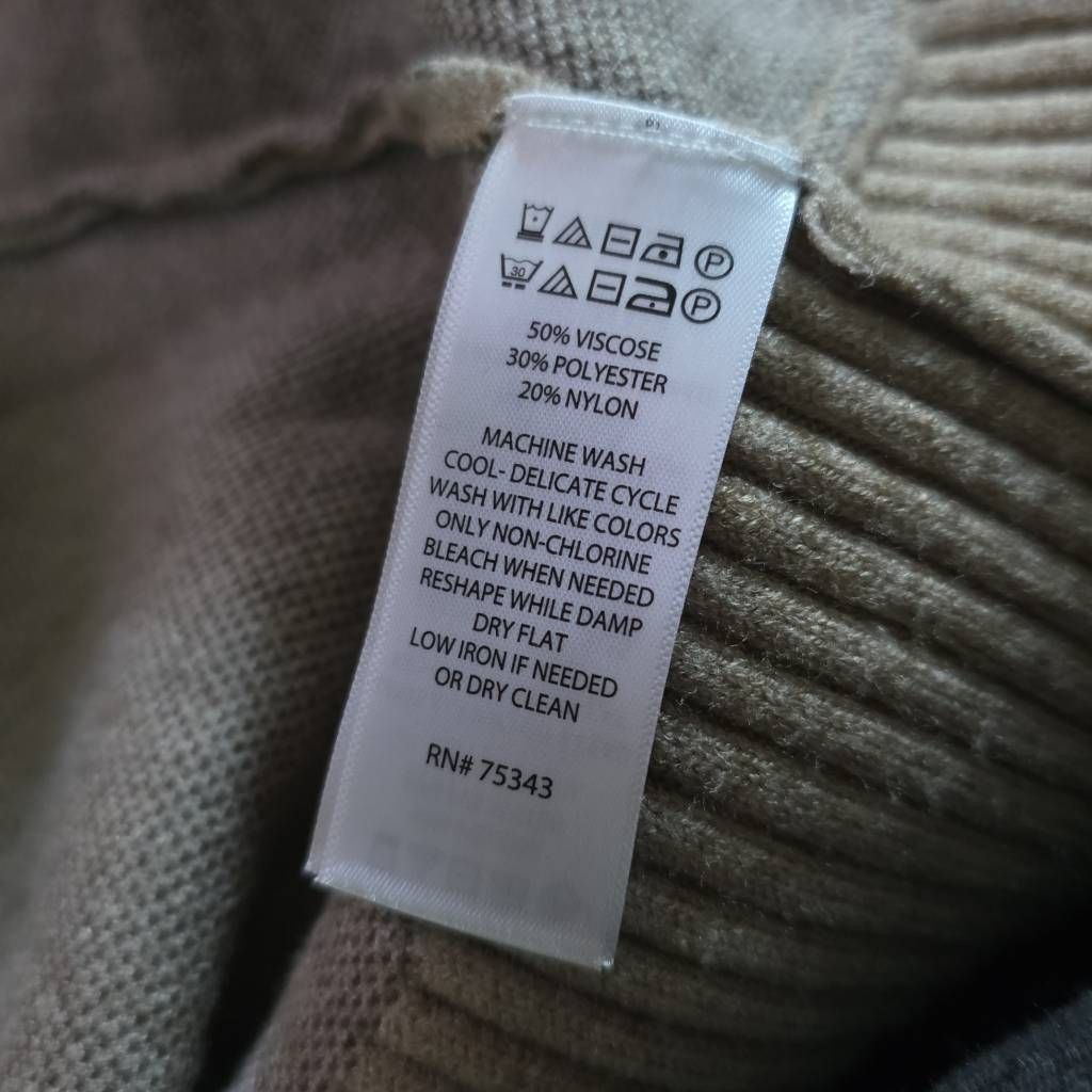Rachel Zoe Rachel Zoe Women's Size Large Brown Tan Block Soft Cardigan Size L / US 10 / IT 46 - 3 Thumbnail