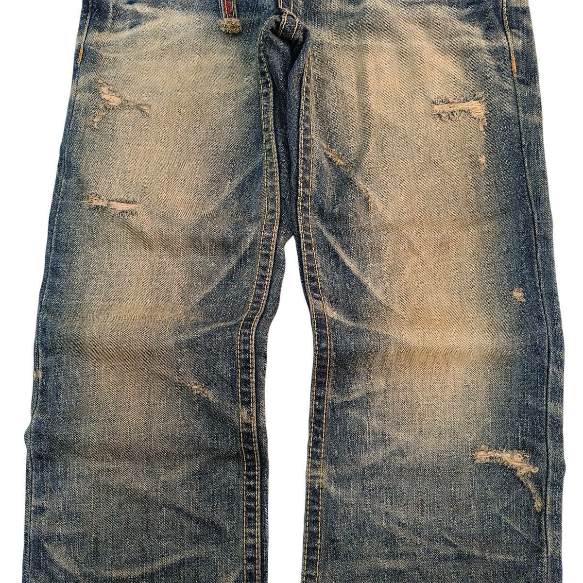 Japanese Brand Vintage Japanese Lolita Jeans Mud Wash Distressed Denim Size US 28 / EU 44 - 7 Thumbnail