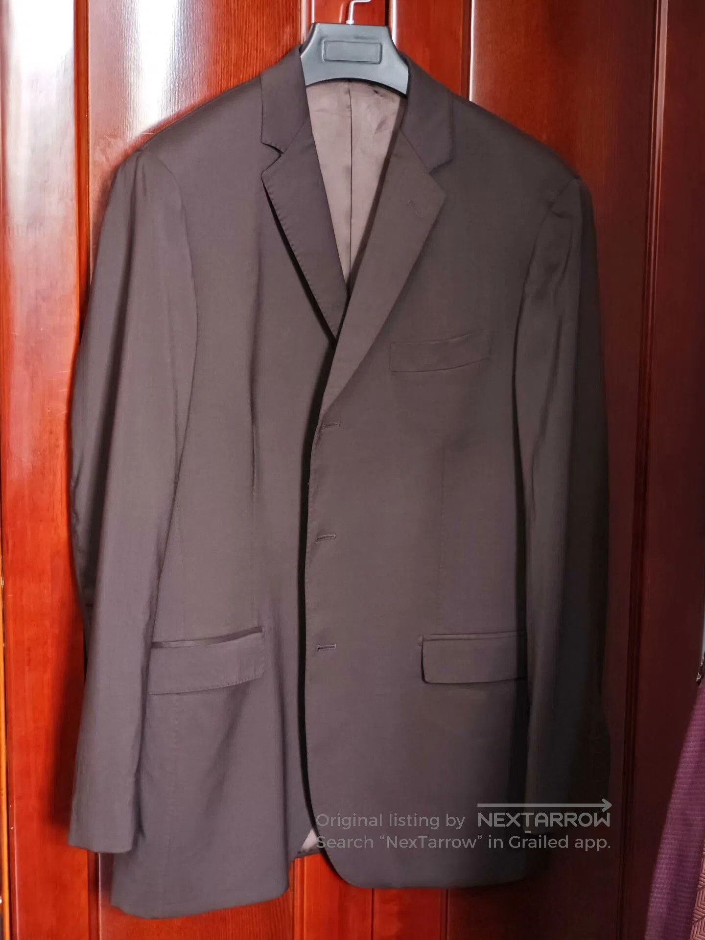 Japanese Brand Italian Wool Blend Blazer from Milan. Size US L / EU 52-54 / 3 - 1 Thumbnail