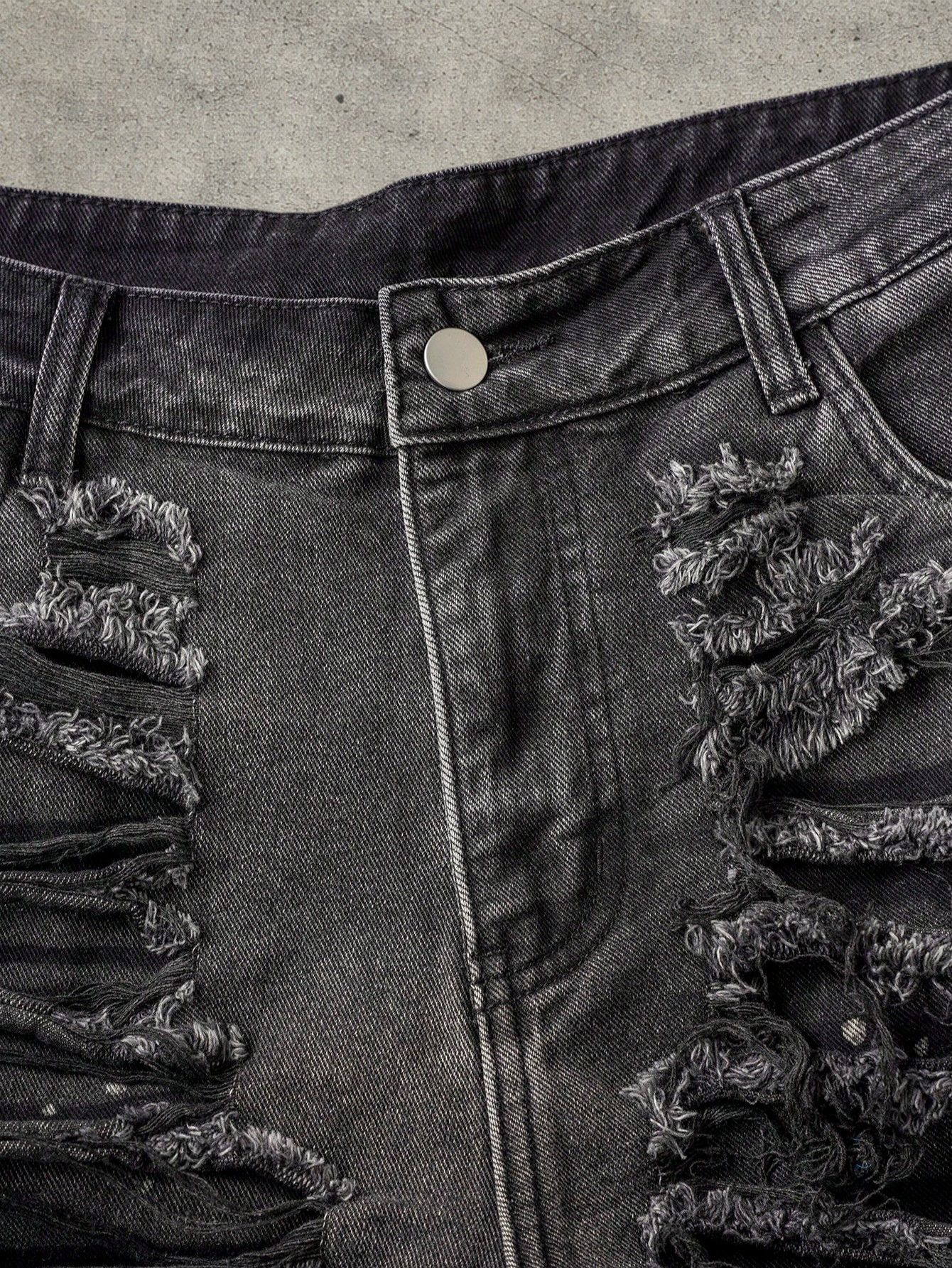 Japanese Brand Ripped opium shorts Size US 32 / EU 48 - 3 Thumbnail
