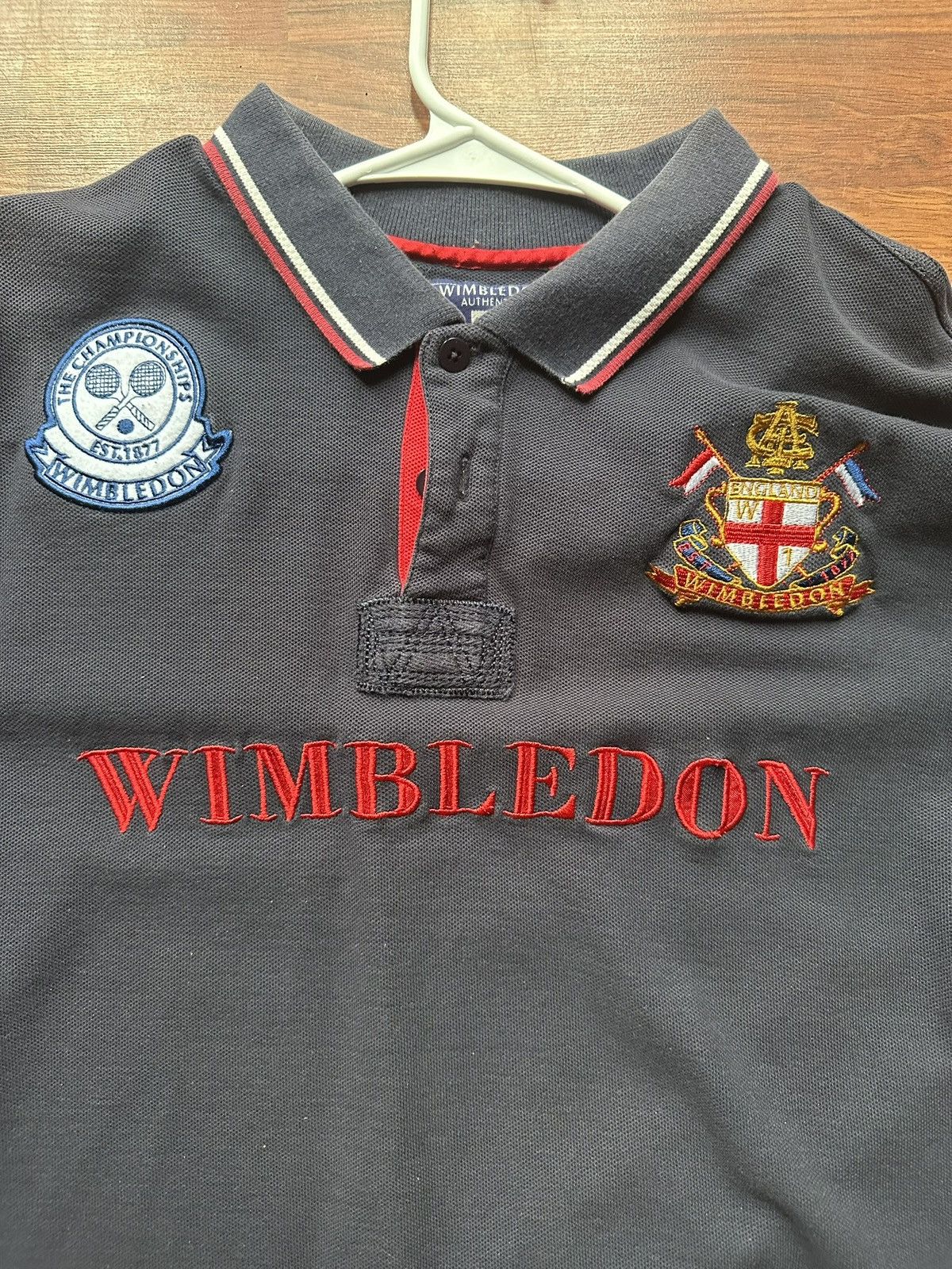 Polo Ralph Lauren Polo Ralph Lauren X Wimbledon Tennis Polo Size US XL / EU 56 / 4 - 2 Thumbnail
