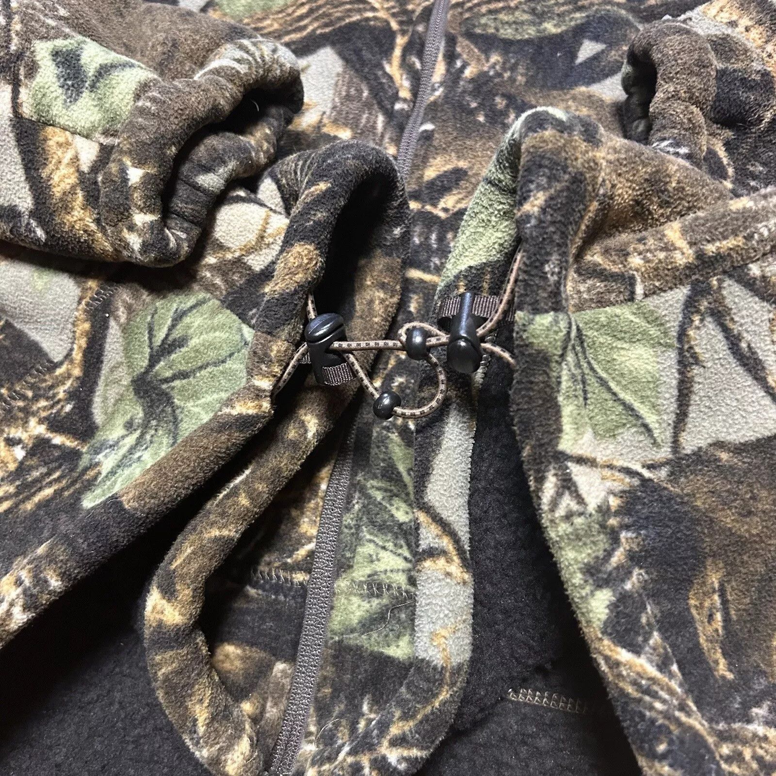 Cabelas Vtg 90s Cabelas Seclusion 3D Camo Full Zip Fleece Size US XL / EU 56 / 4 - 5 Thumbnail